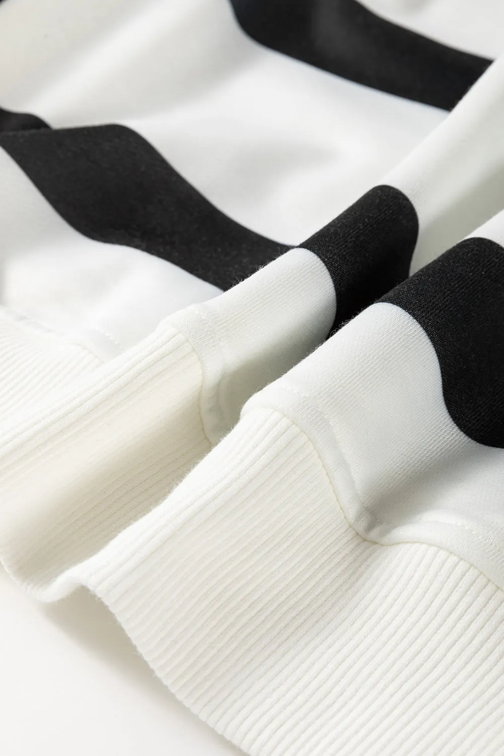 Beatrice, Striped Drop Shoulder Pullover and Joggers Set