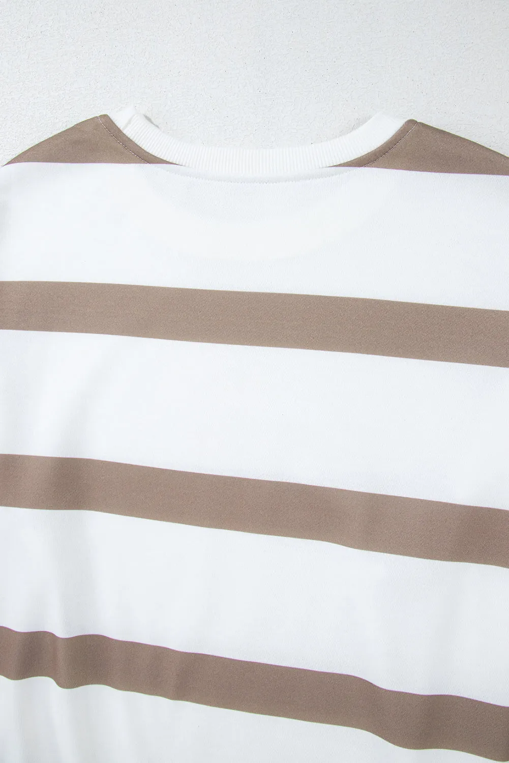 Beatrice, Striped Drop Shoulder Pullover and Joggers Set