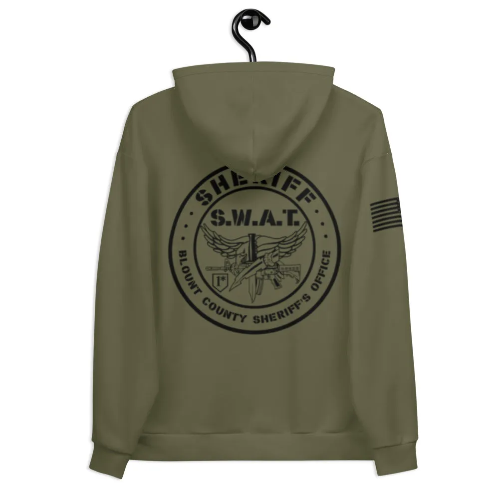 BLOUNT COUNTY SHERIFF'S OFFICE SWAT TEAM  Core Men's Hooded Performance Sweatshirt - TswH5J