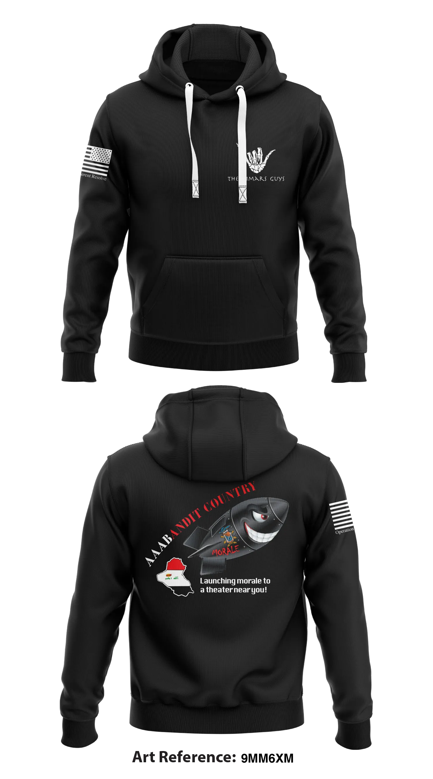 BORREGO NEGRO Store 1  Core Men's Hooded Performance Sweatshirt - 9Mm6xm