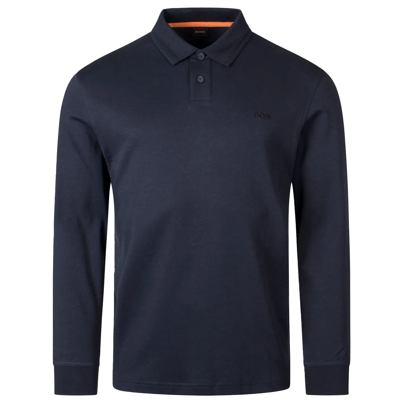 BOSS PE INTERLOCK LONG SLEEVE POLO SHIRT