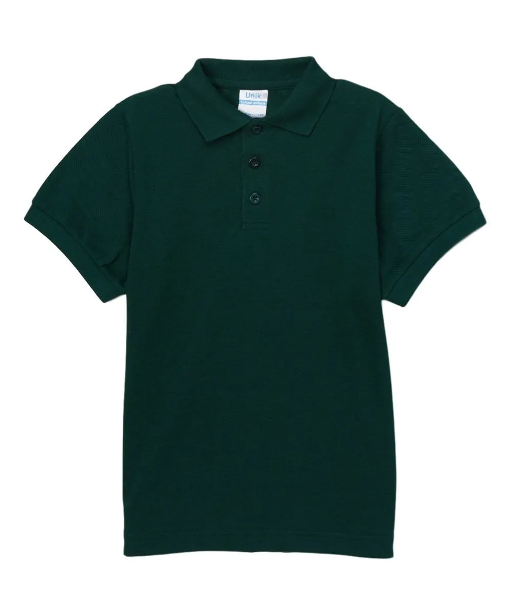 Boys Uniform Polo Shirt Burgundy 5-18