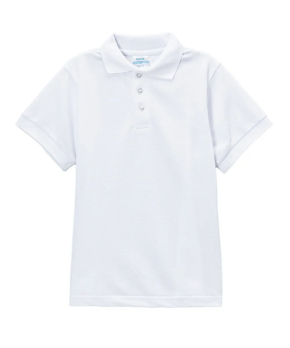 Boys Uniform Polo Shirt Burgundy 5-18