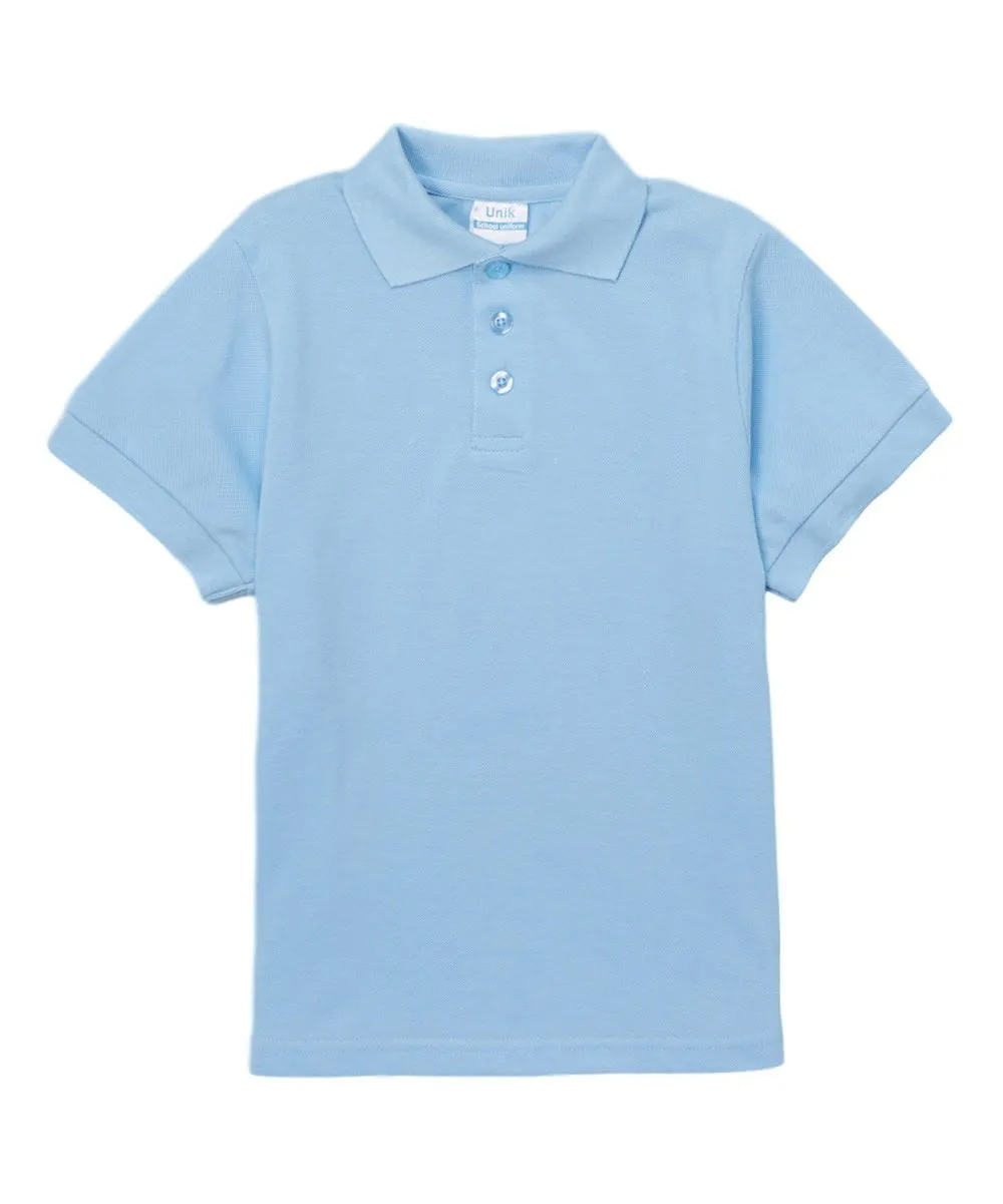 Boys Uniform Polo Shirt Burgundy 5-18