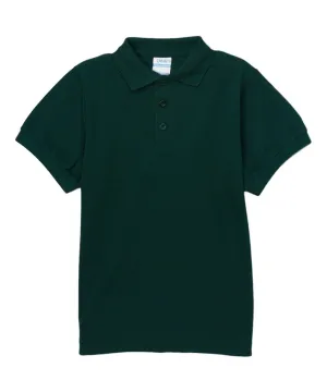 Boys Uniform Polo Shirt Hunter Green 5-18