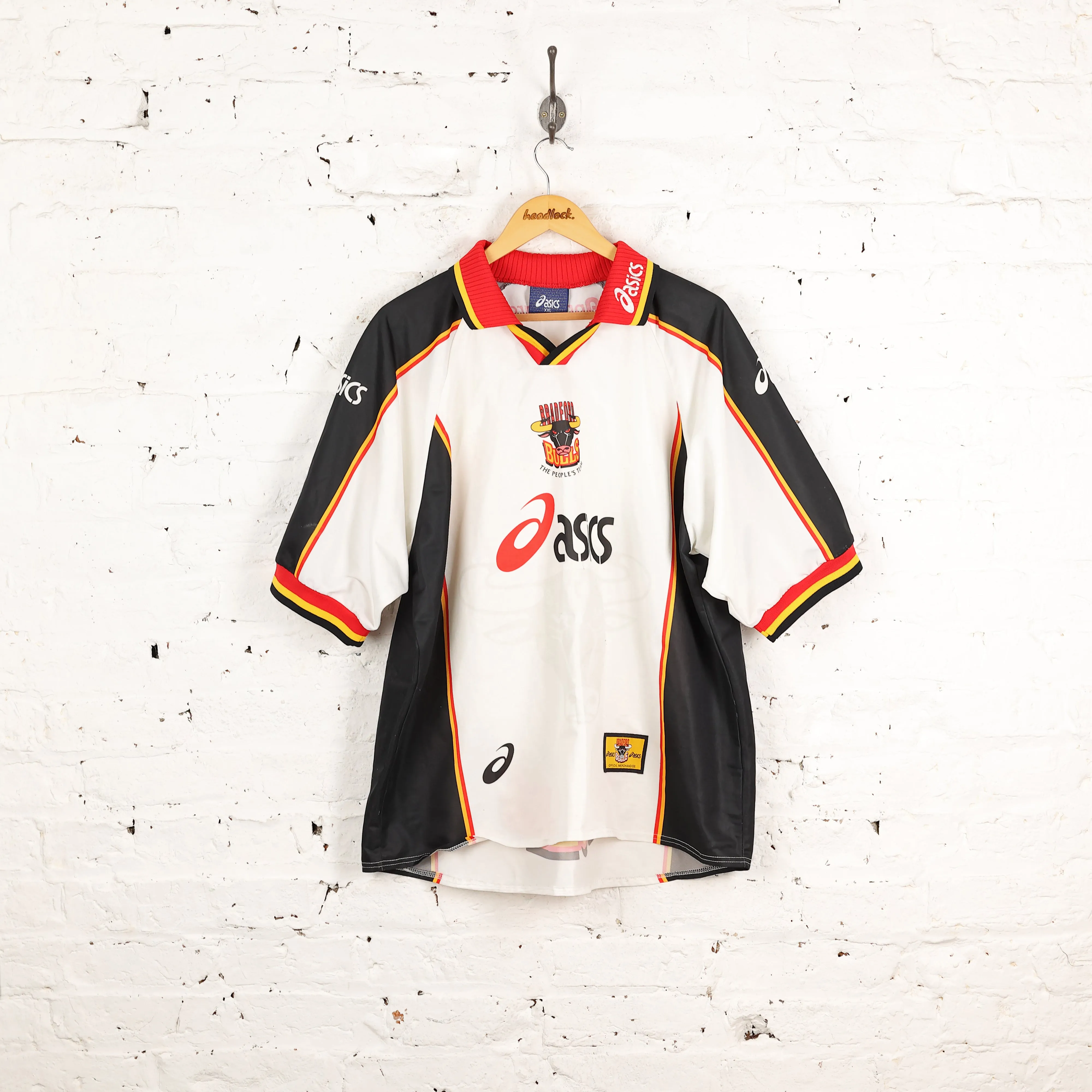 Bradford Bulls Asics Home Rugby Shirt - White - XXL