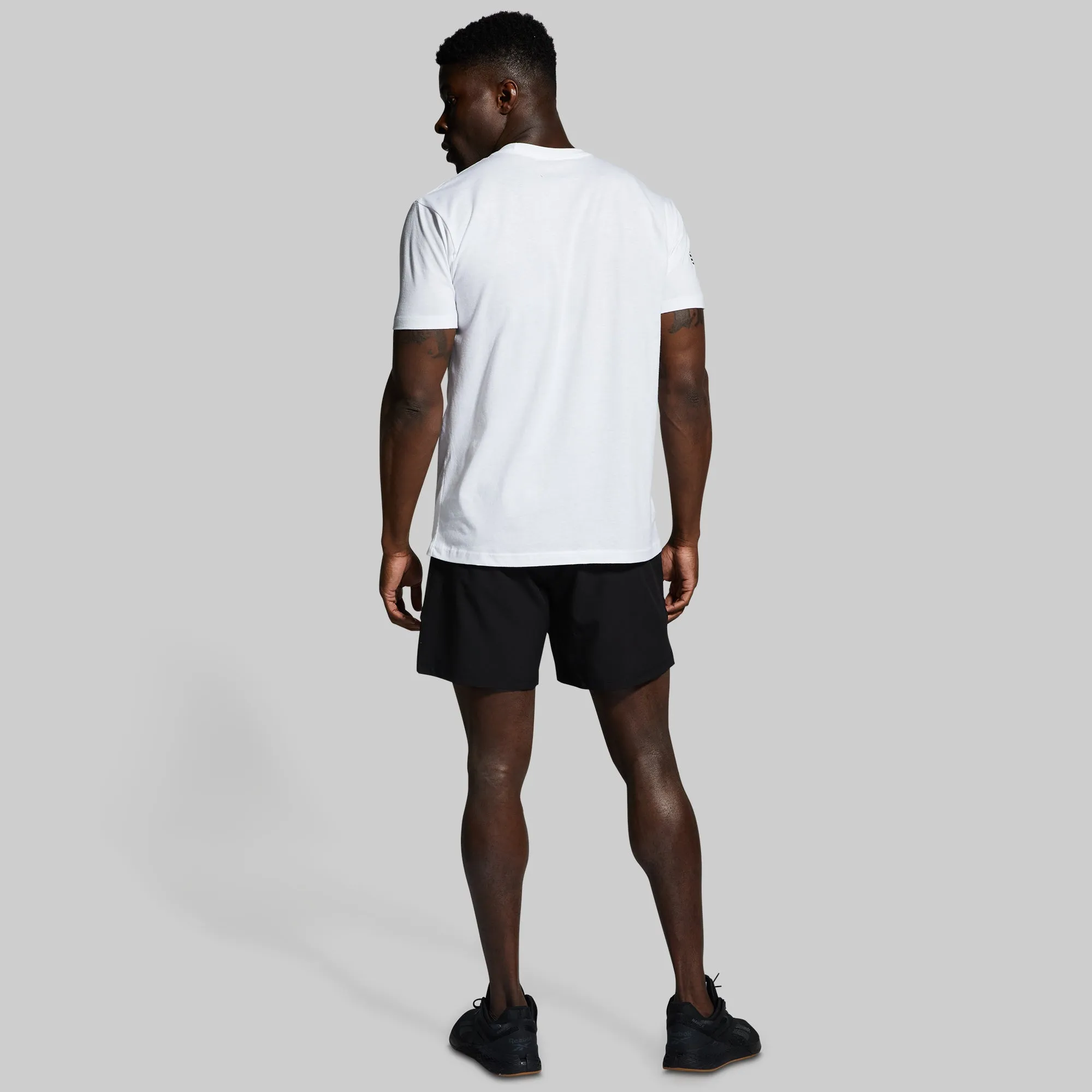 Brand Tee (White/Black)