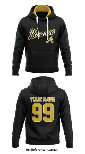 Braves Store 1  Core Men's Hooded Performance Sweatshirt - GaU9kk