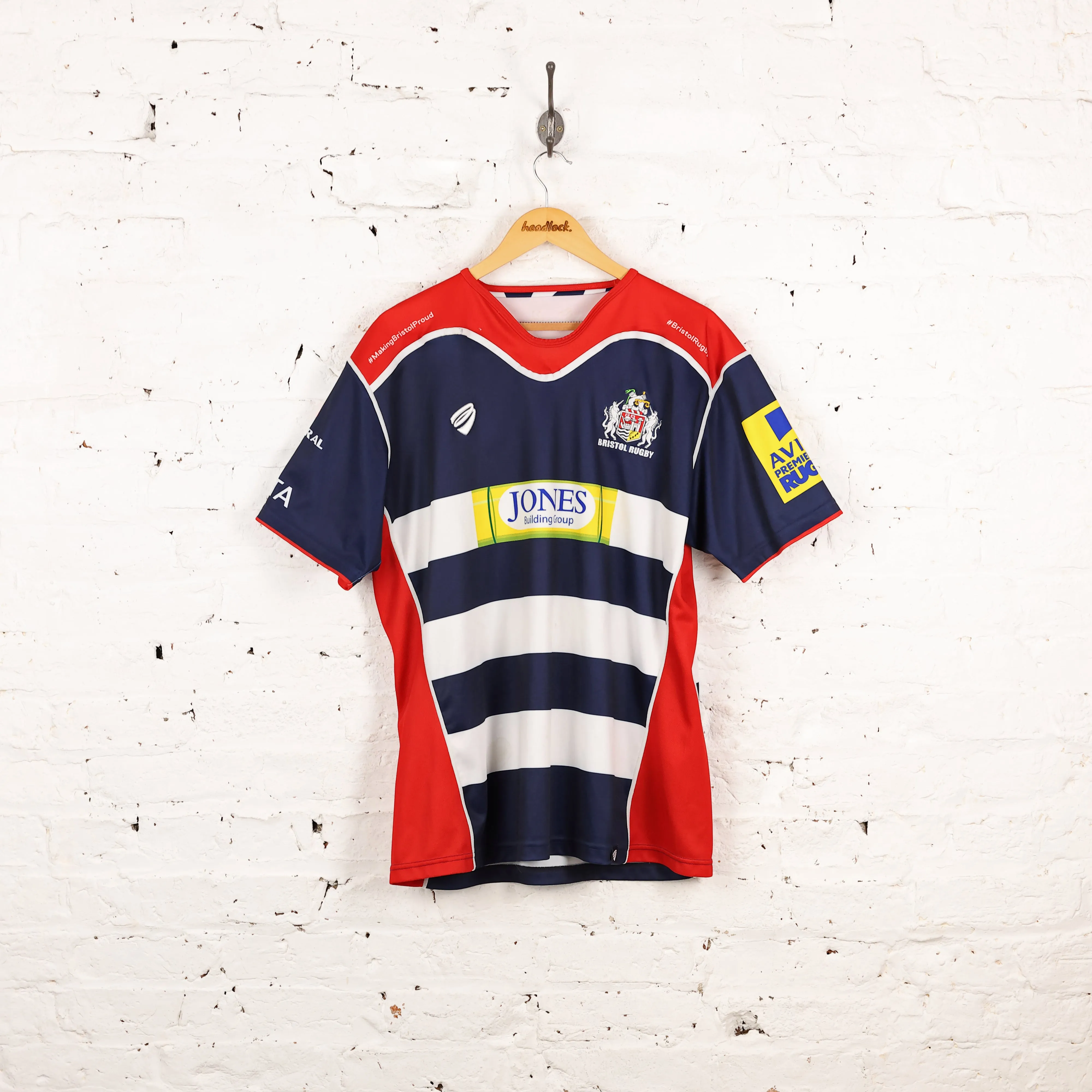 Bristol Rugby Shirt - Blue - XL