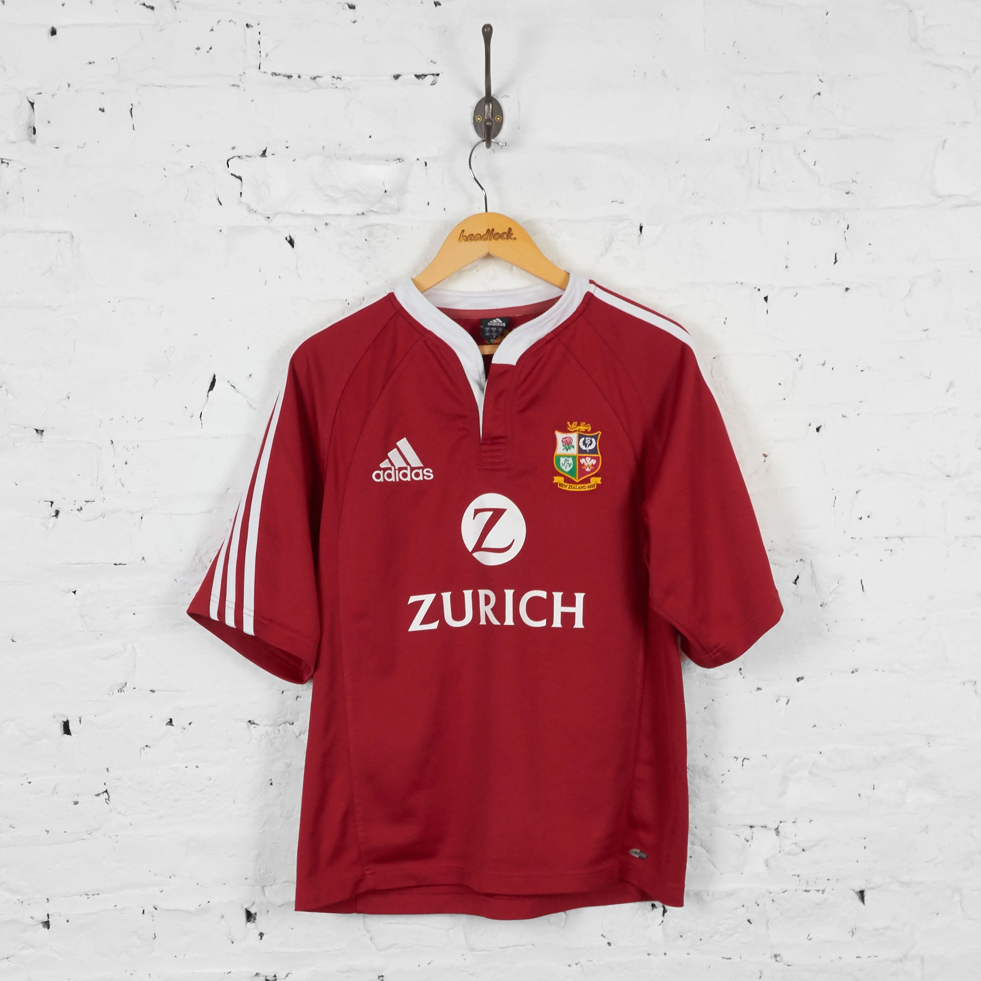 British and Irish Lions 2005 Adidas Rugby Shirt - Red - M