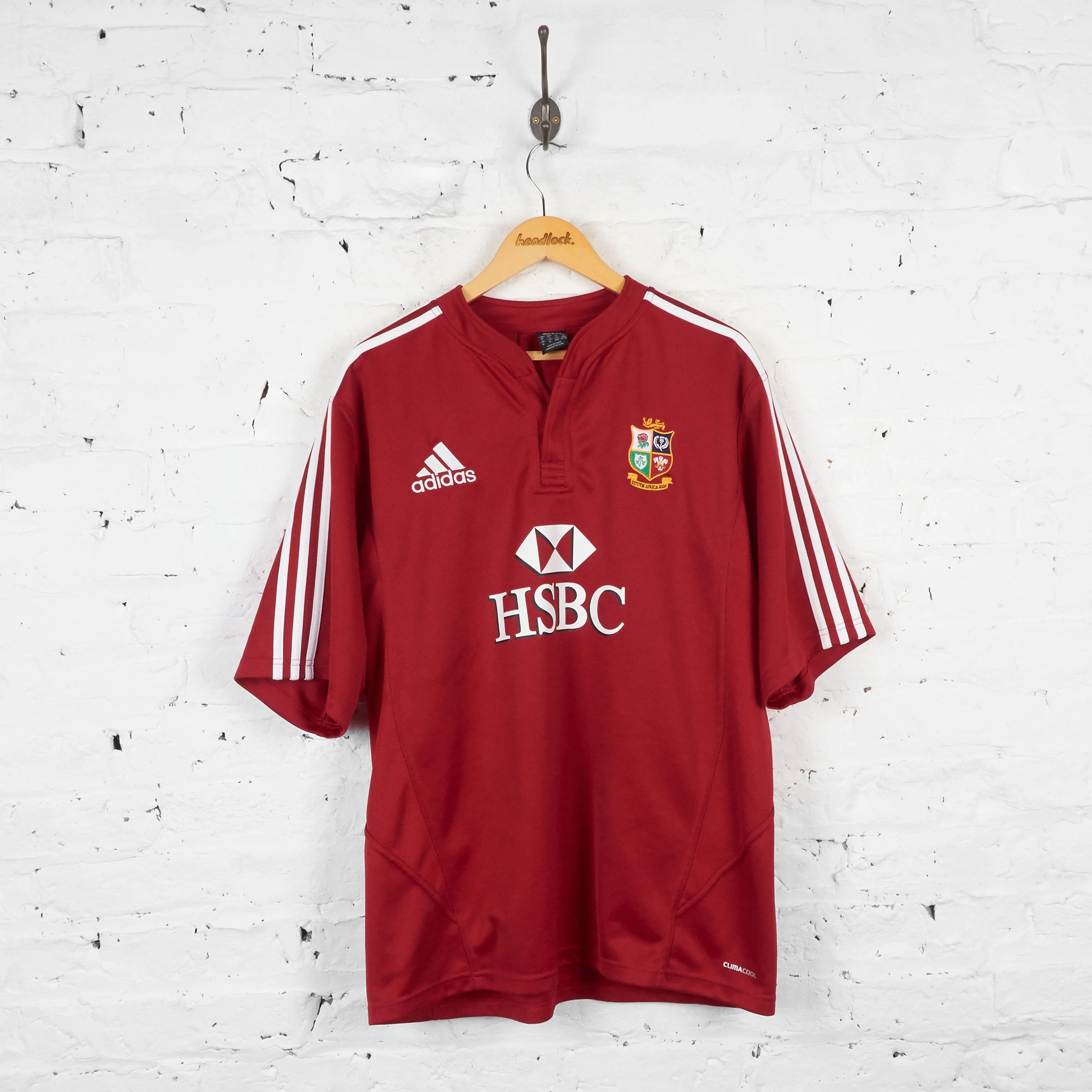 British and Irish Lions 2009 Tour Rugby Shirt - Red - XL