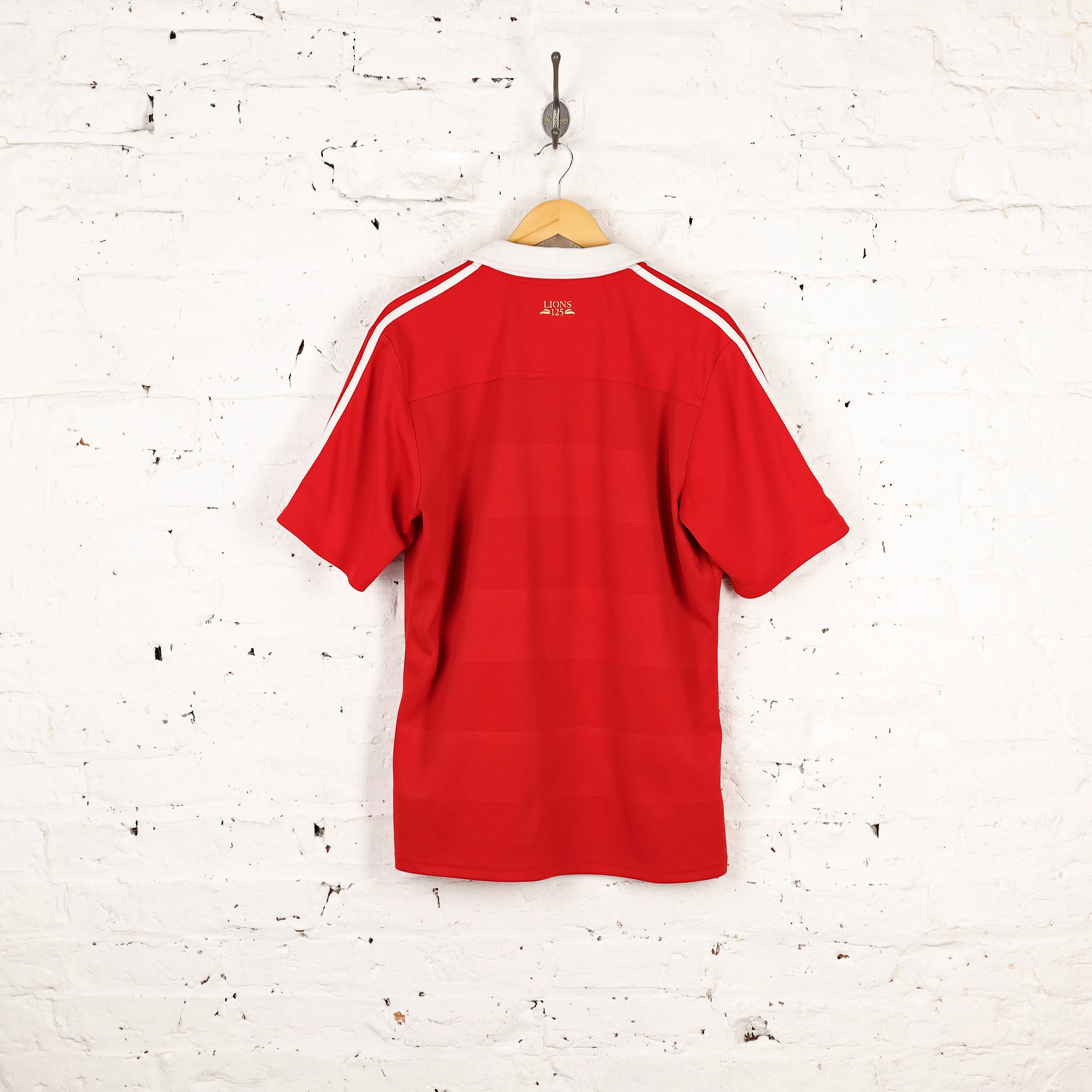 British and Irish Lions 2013 Tour Adidas Rugby Shirt - Red - L