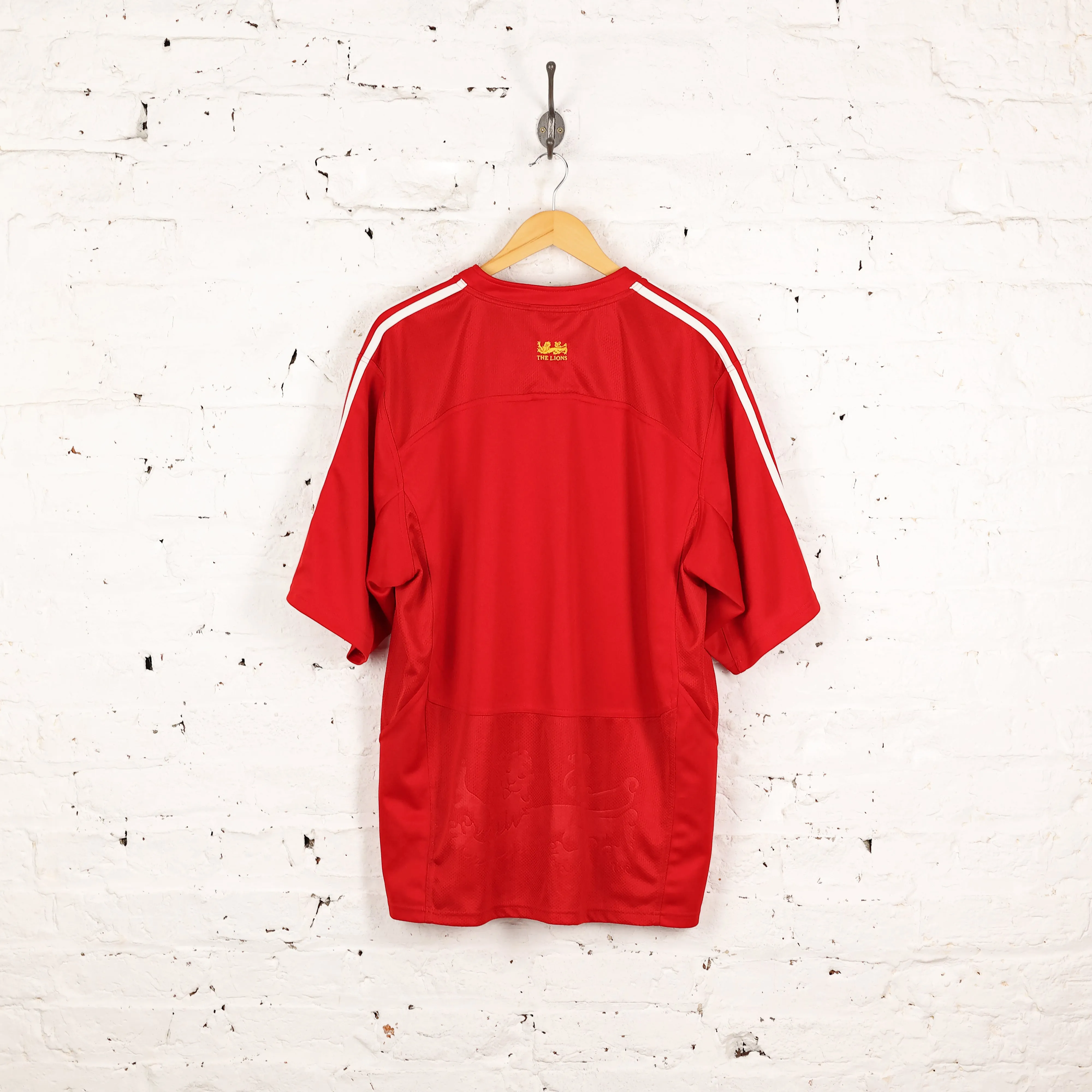 British and Irish Lions Adidas 2009 Tour Rugby Shirt - Red - XL