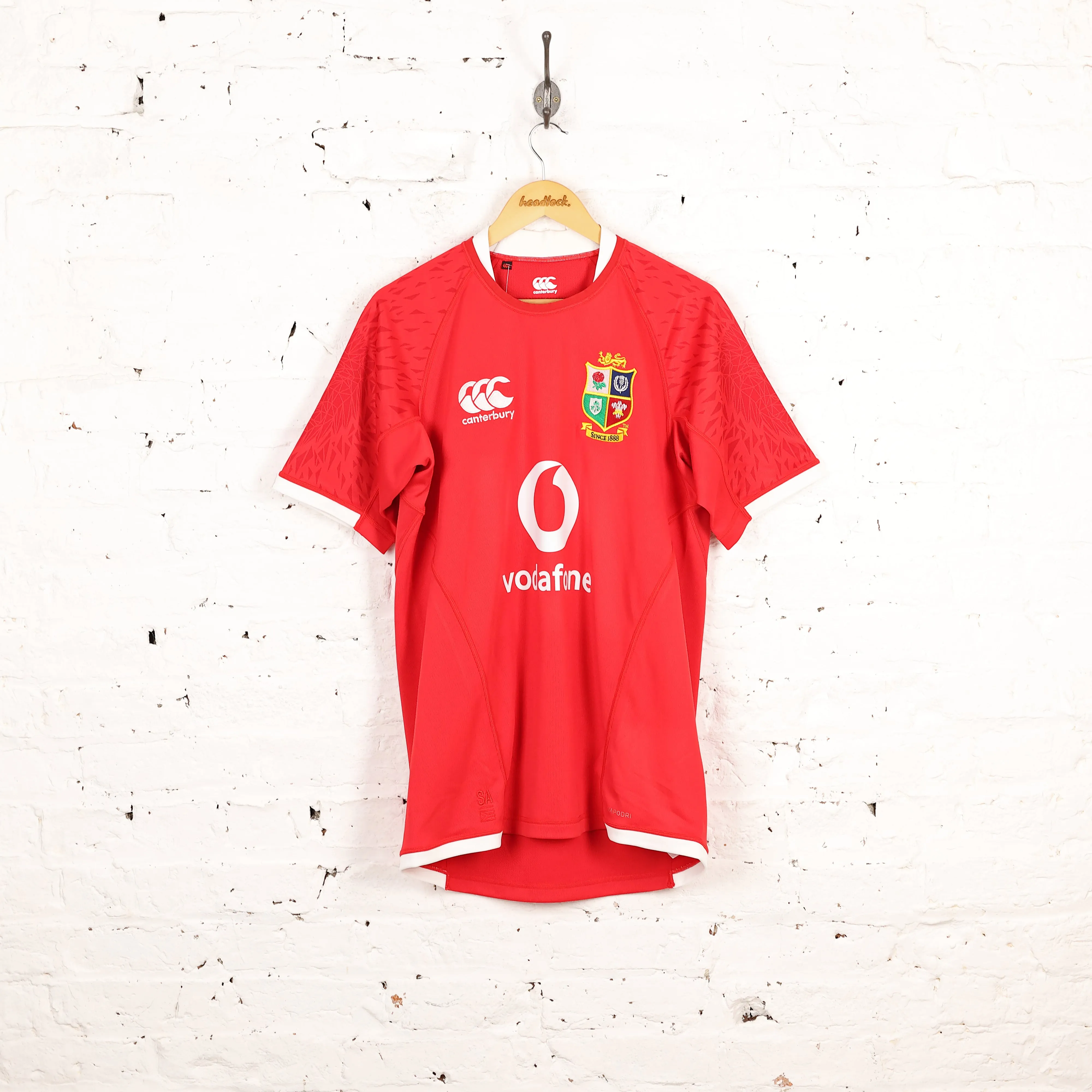 British and Irish Lions Canterbury Rugby Shirt - Red - L
