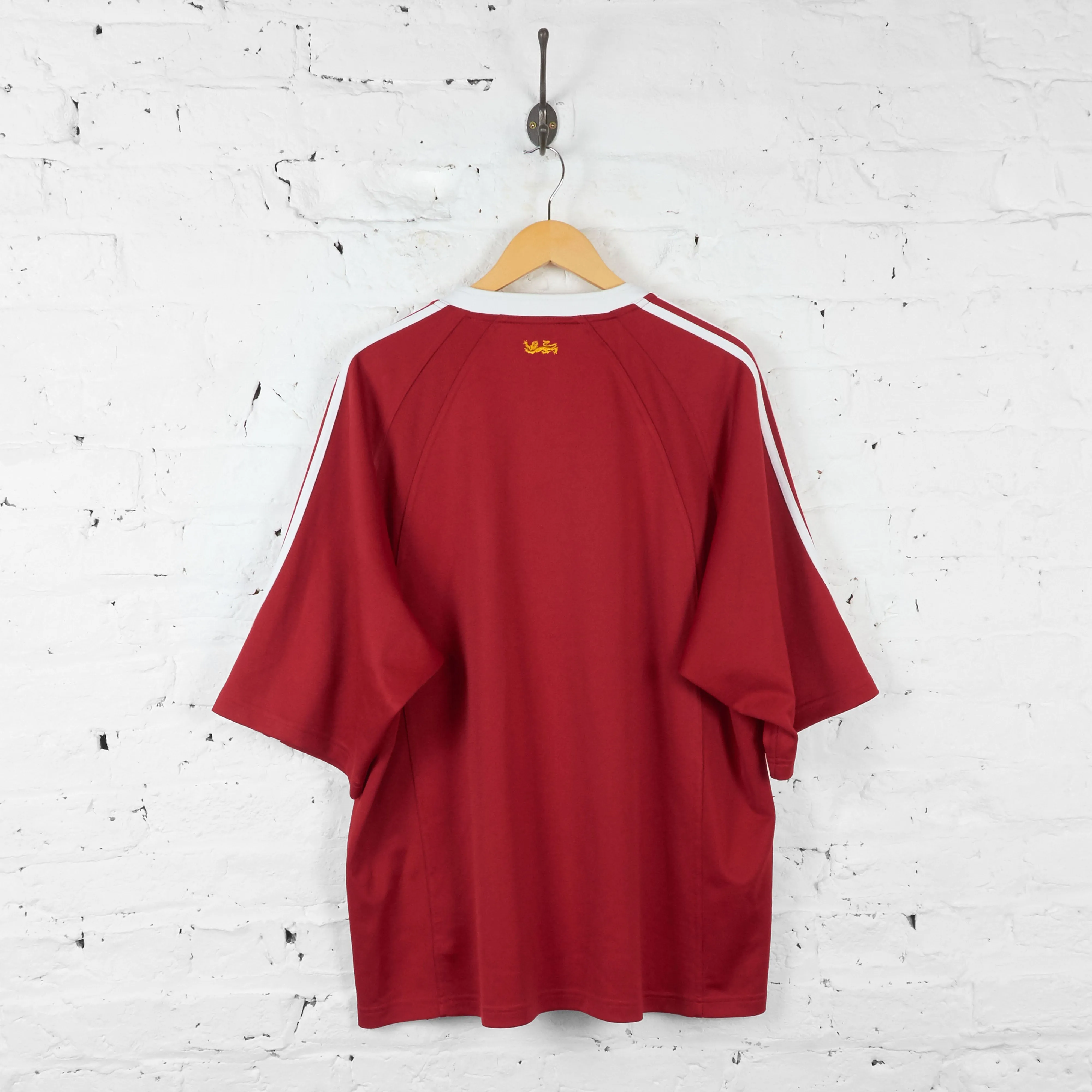 British and Irish Lions New Zealand 2005 Tour Adidas Rugby Shirt - Red - XXL