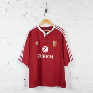 British and Irish Lions New Zealand 2005 Tour Adidas Rugby Shirt - Red - XXL