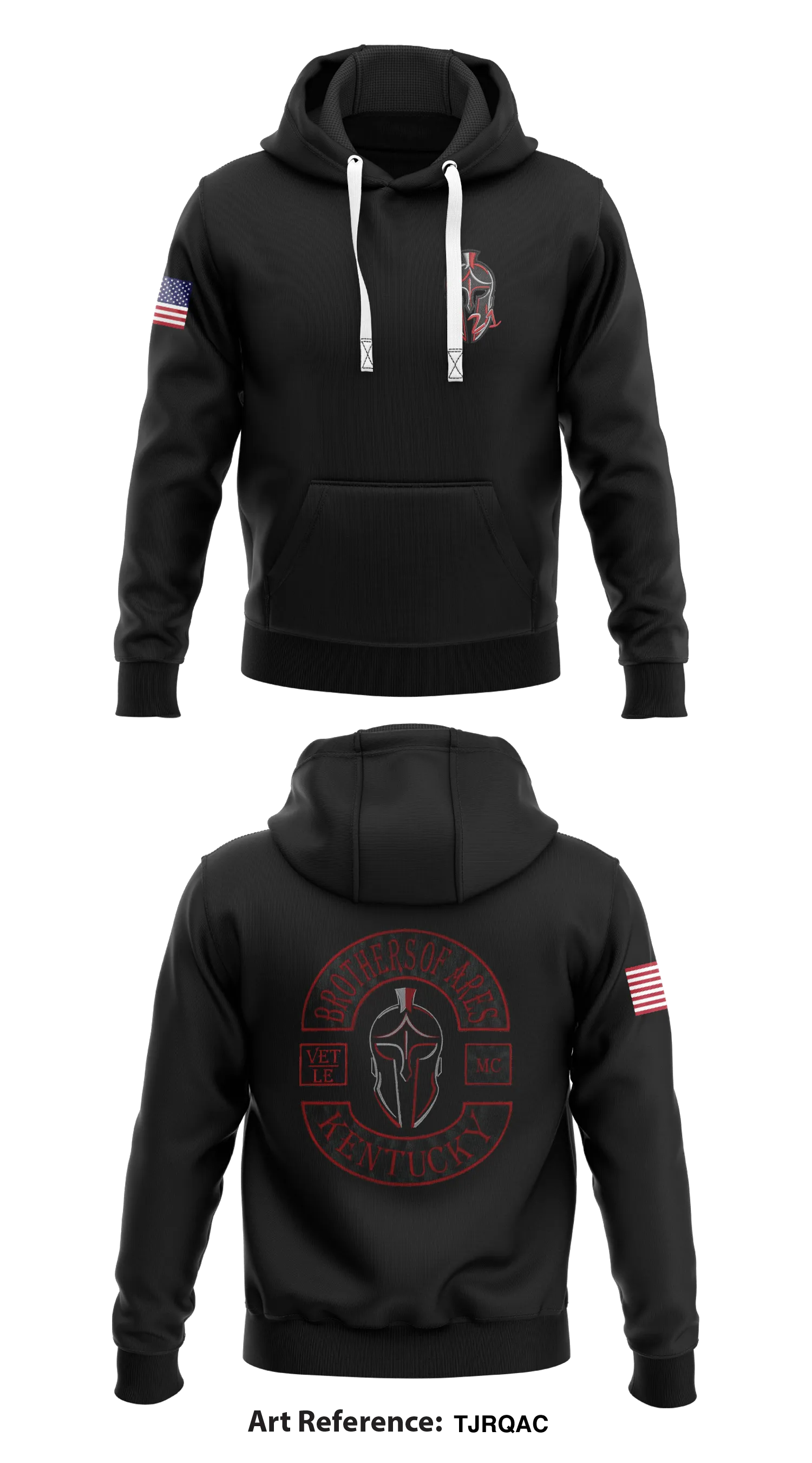 Brothers of Ares VET/LE MC Store 1  Core Men's Hooded Performance Sweatshirt - TjrQAC