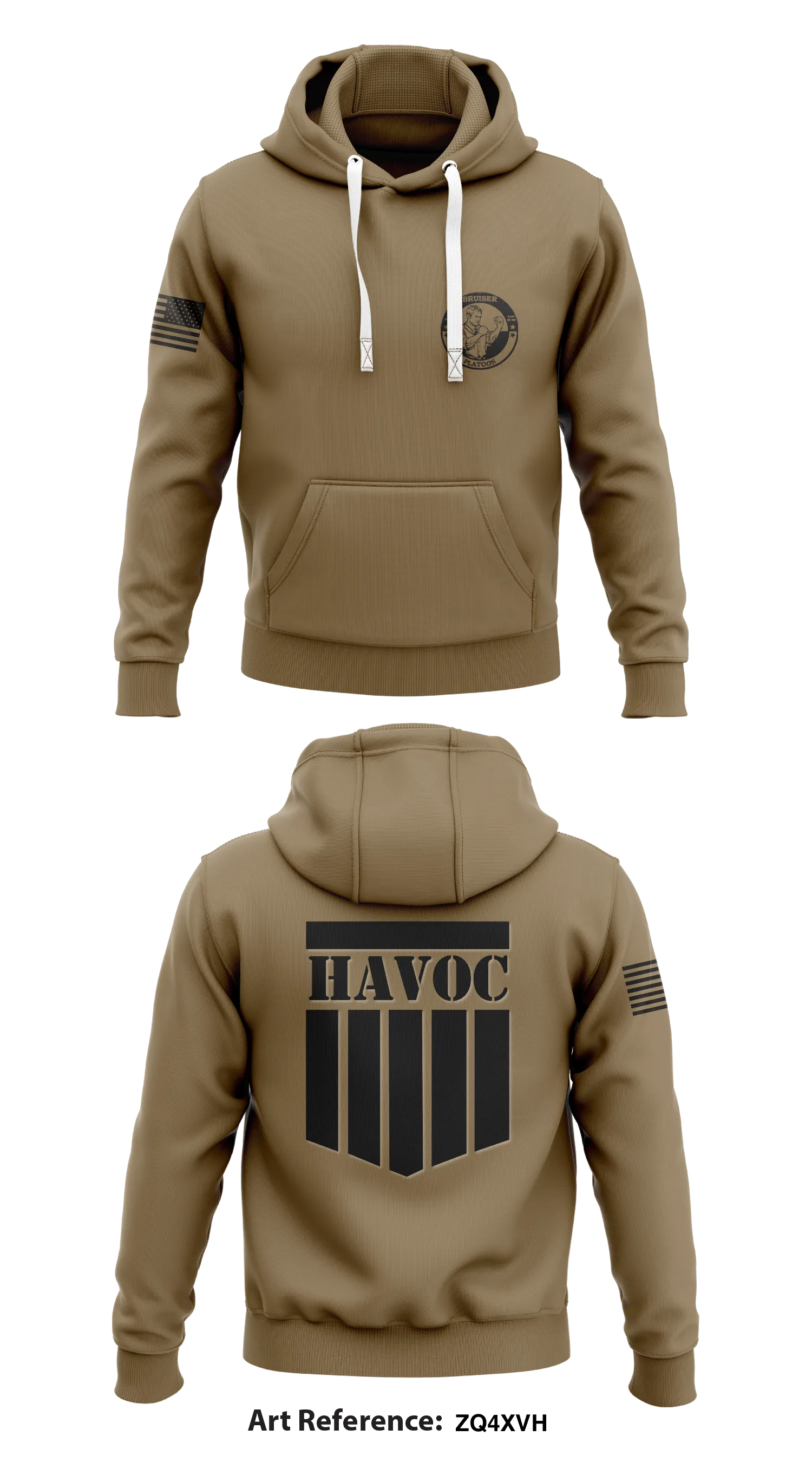 Bruiser PLT 519th E-MI BN Store 1  Core Men's Hooded Performance Sweatshirt - zQ4XvH