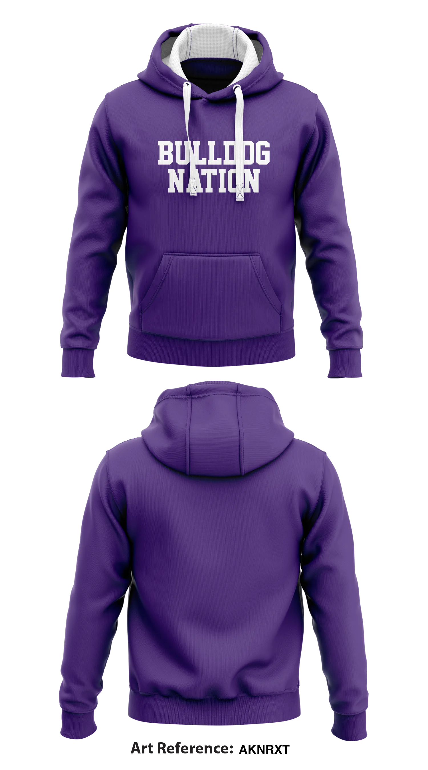 BULLDOG NATION Store 1  Core Men's Hooded Performance Sweatshirt - AKnRxt