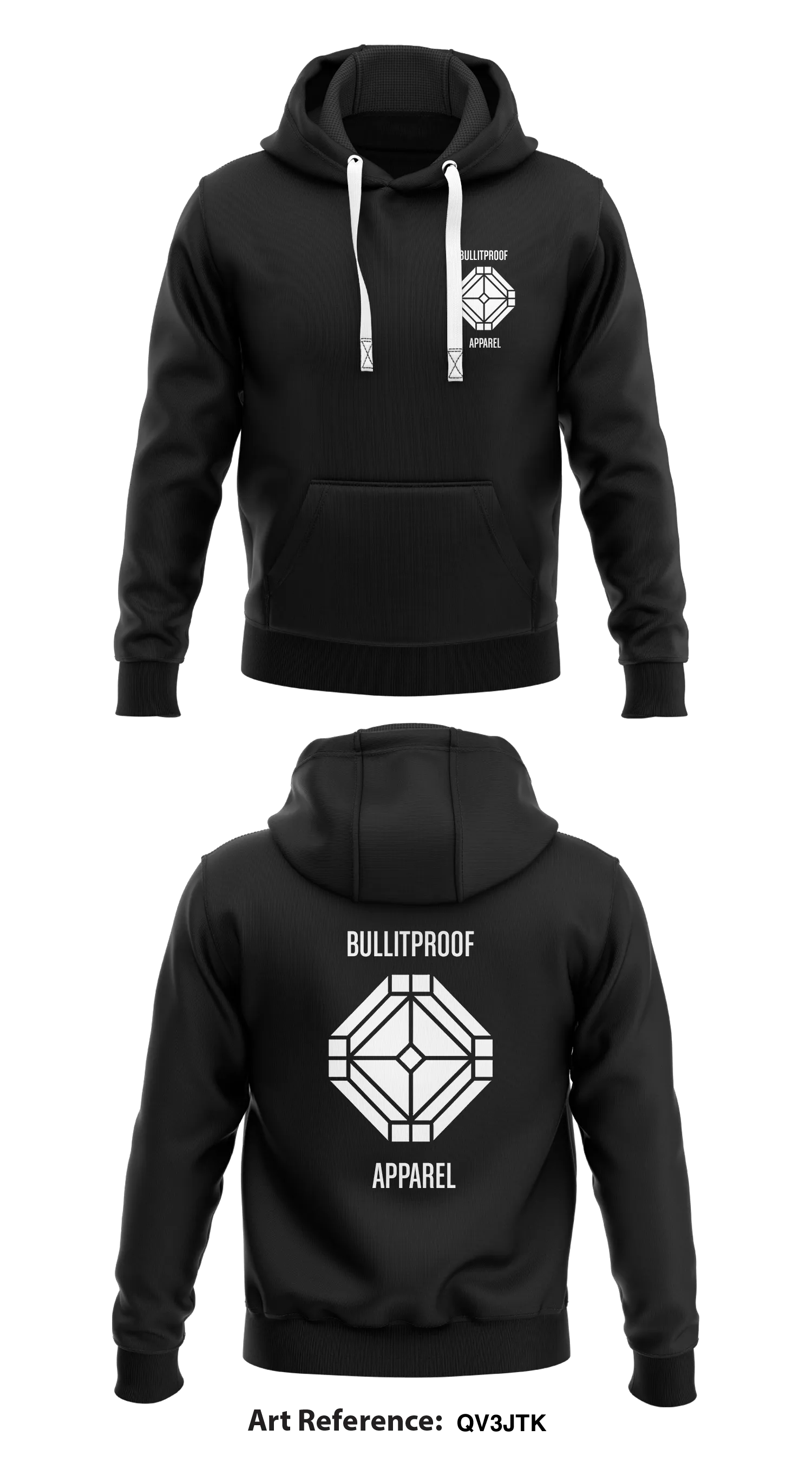 Bullitproof Apparel Store 1  Core Men's Hooded Performance Sweatshirt - Qv3JtK