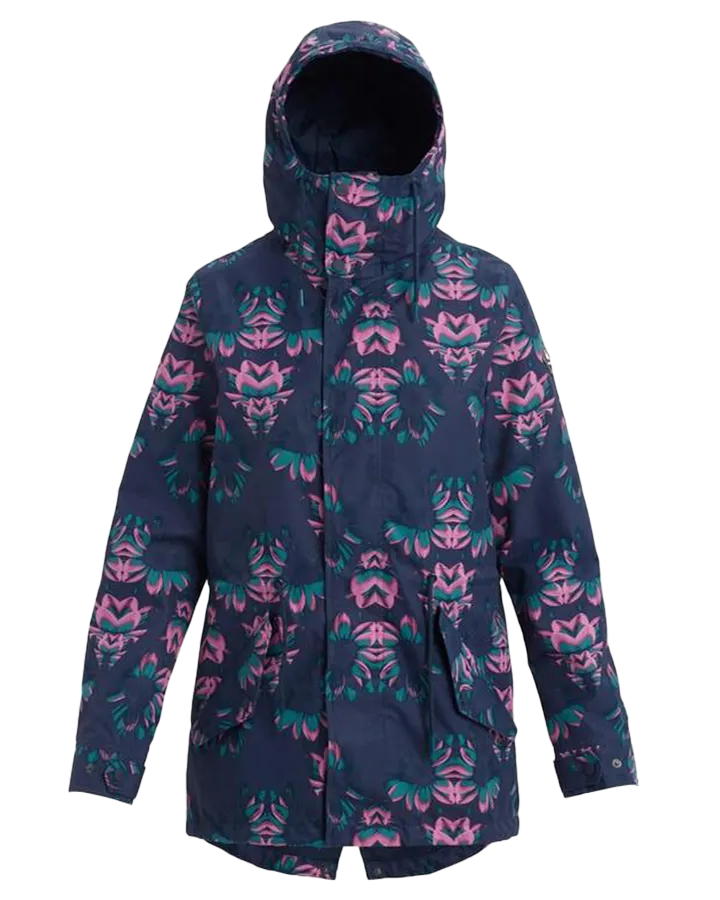 Burton Womens Sadie Rain Jacket - Dress Blue Stylus - 2020 (L)