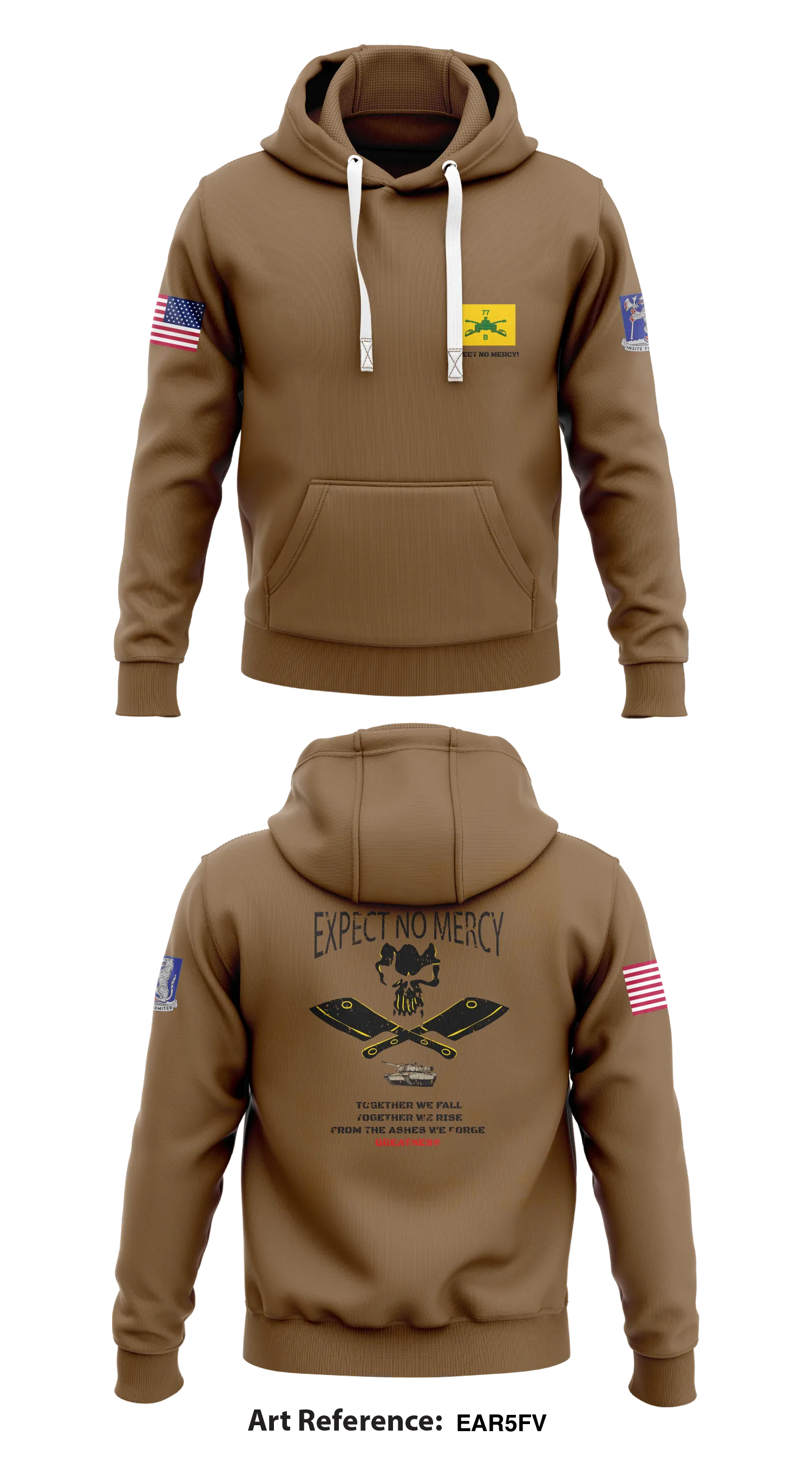 BUTCHER COMPANY, 1-77AR  Store 1  Core Men's Hooded Performance Sweatshirt - ear5Fv