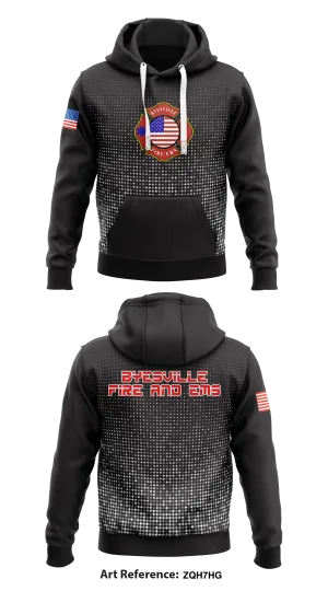 Byesville Volunteer Fire Department  Core Men's Hooded Performance Sweatshirt - ZqH7Hg
