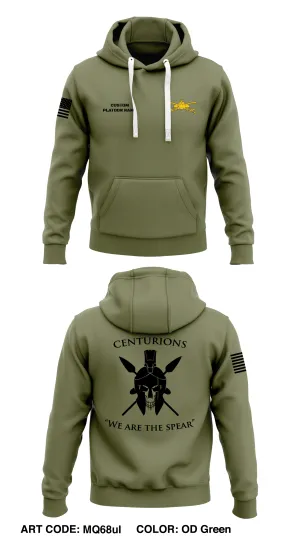 C Co 12th INF REG Store 1  Core Men's Hooded Performance Sweatshirt - MQ68uI