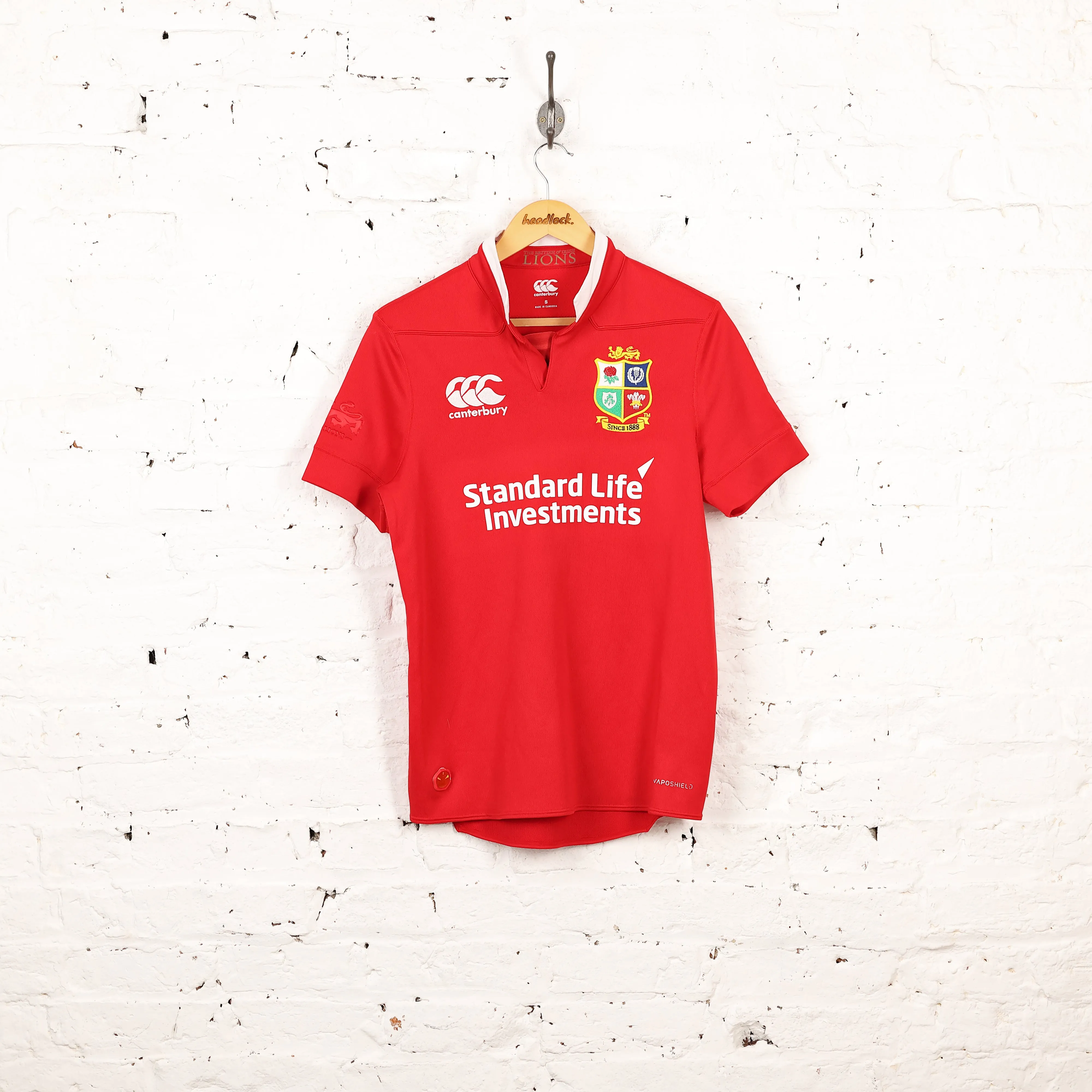 Canterbury British And Irish Lions Rugby Shirt - Red - S