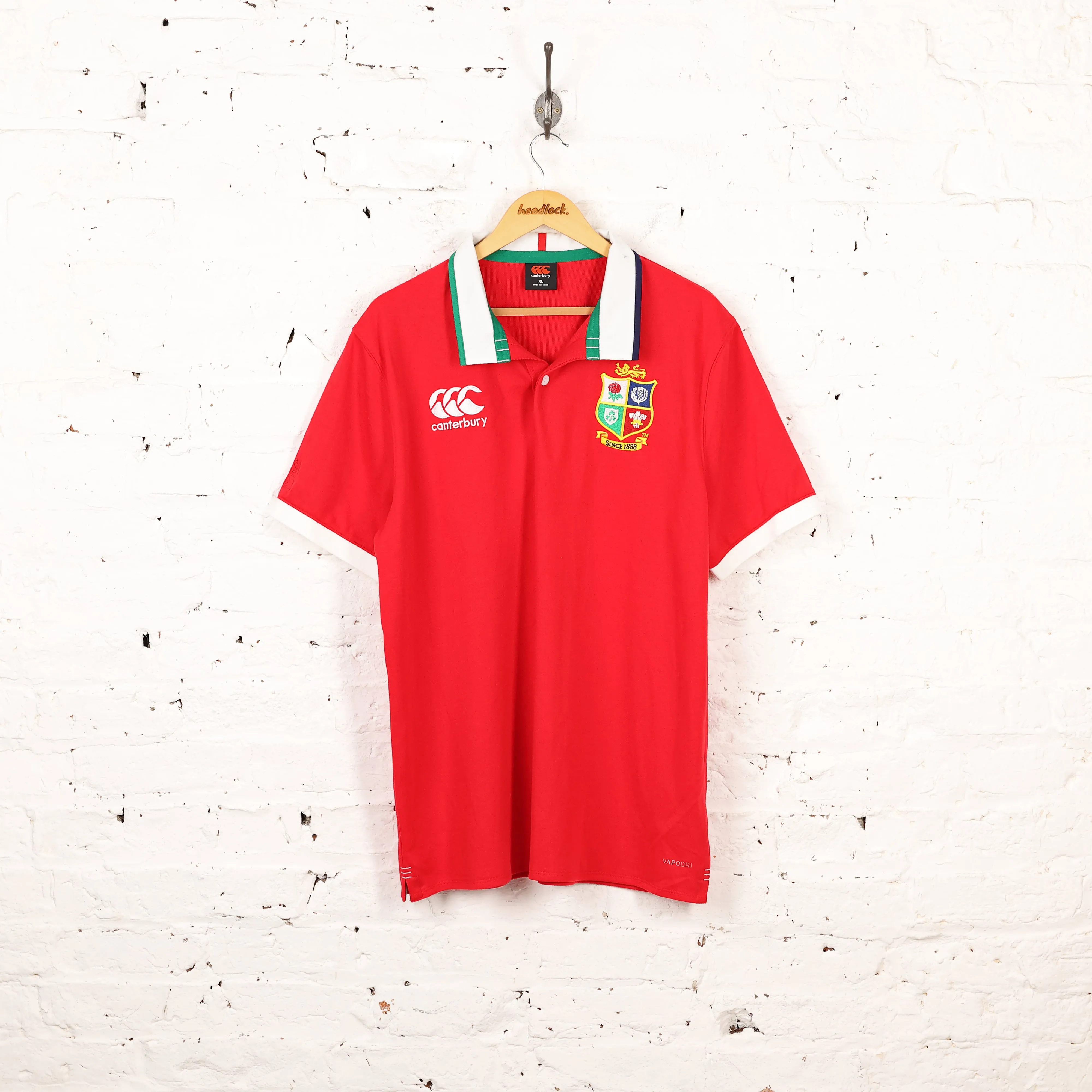 Canterbury British and Irish Lions Rugby Shirt - Red - XL