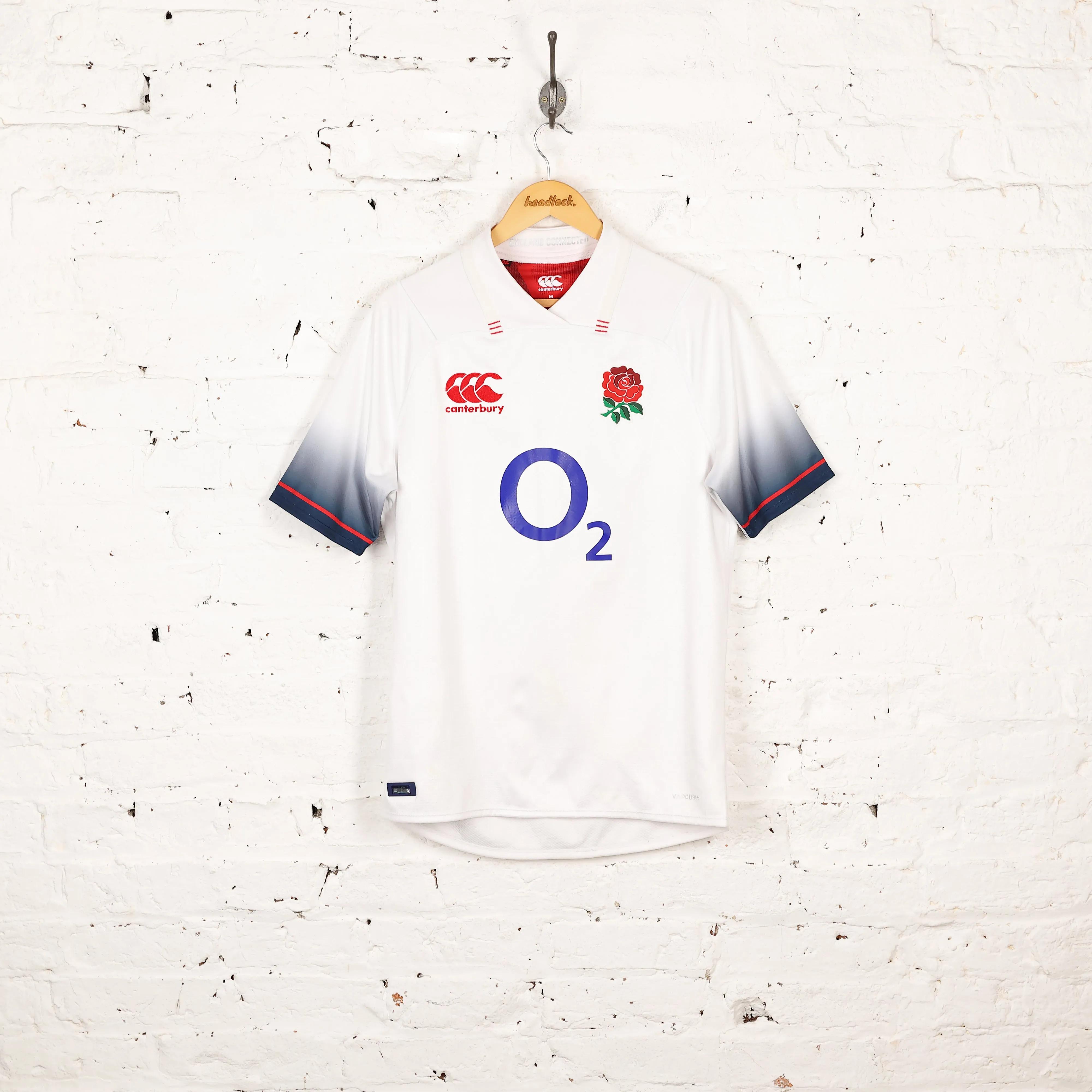 Canterbury England 2017 Home Rugby Shirt - White - M