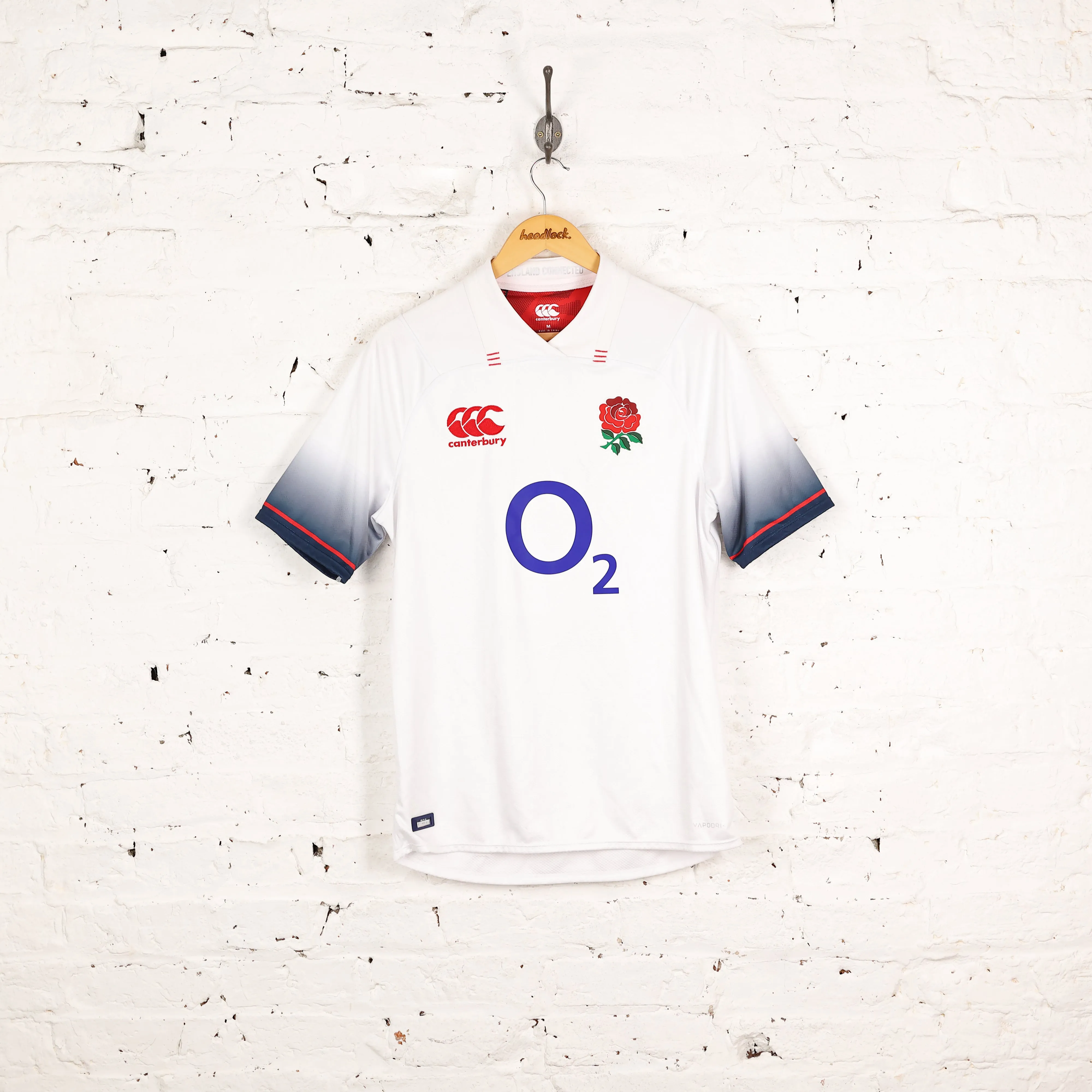 Canterbury England 2017 Home Rugby Shirt - White - M