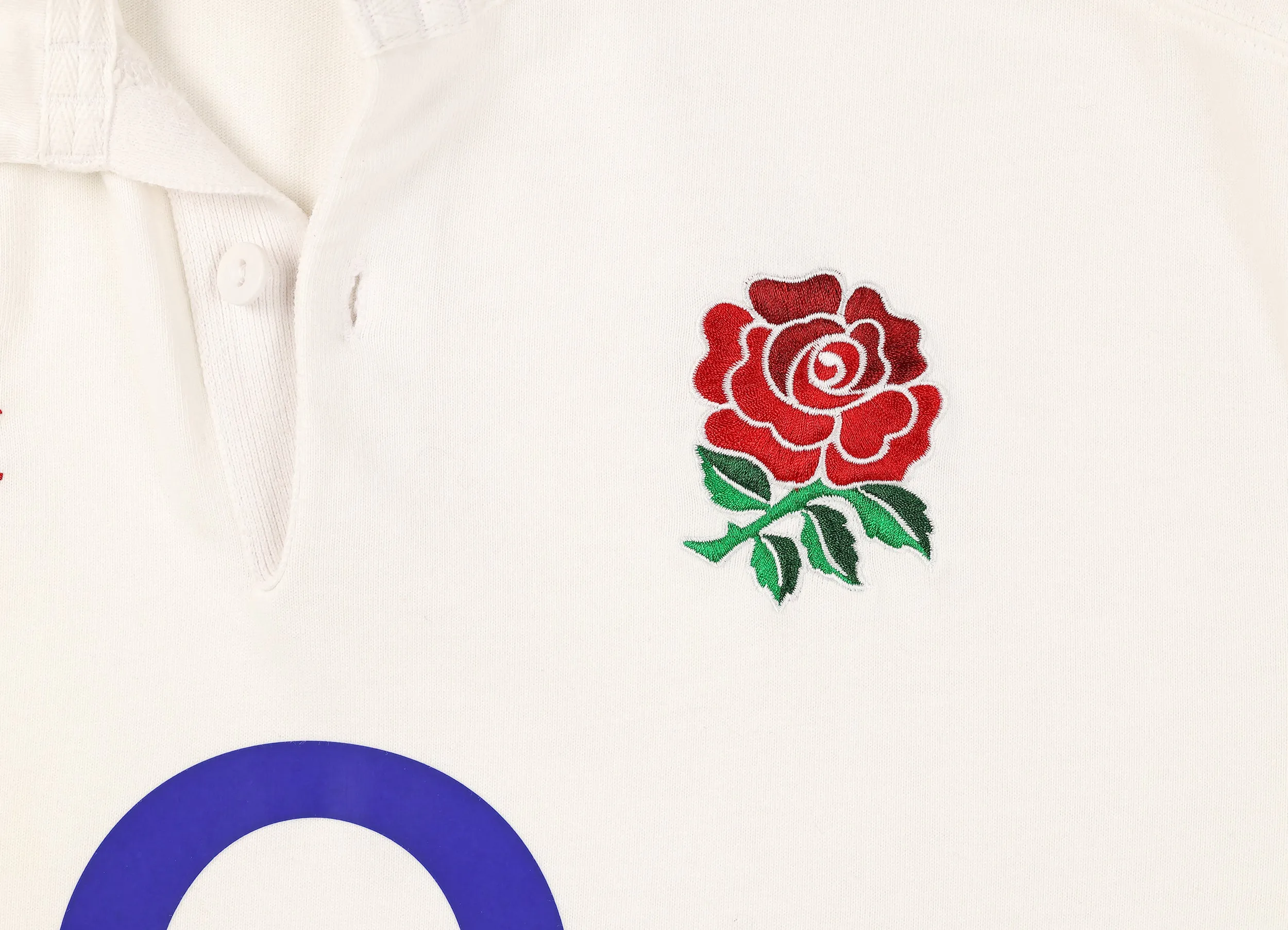 Canterbury England Long Sleeve Home Rugby Shirt - White - L
