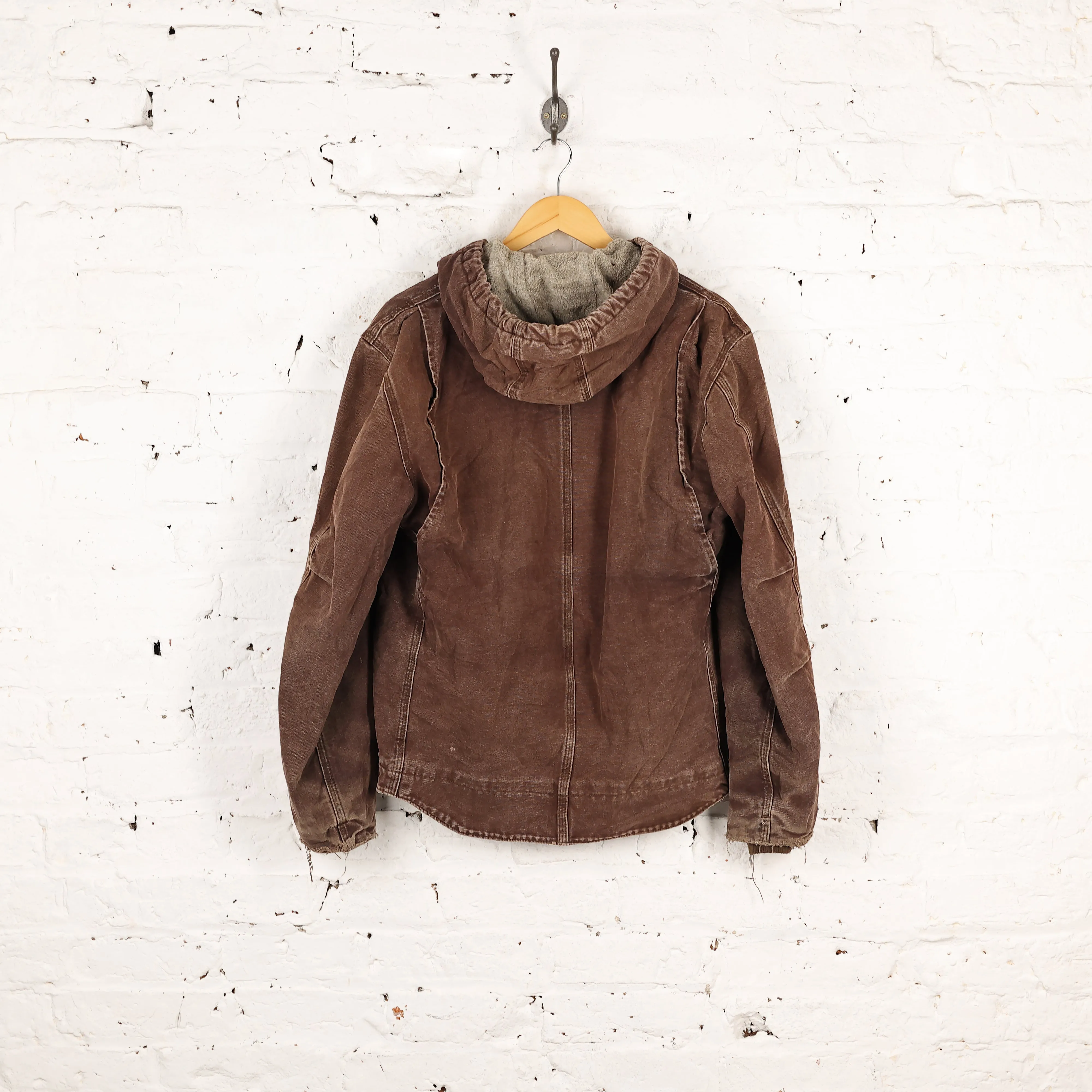 Carhartt Hooded Work Jacket - Brown - M