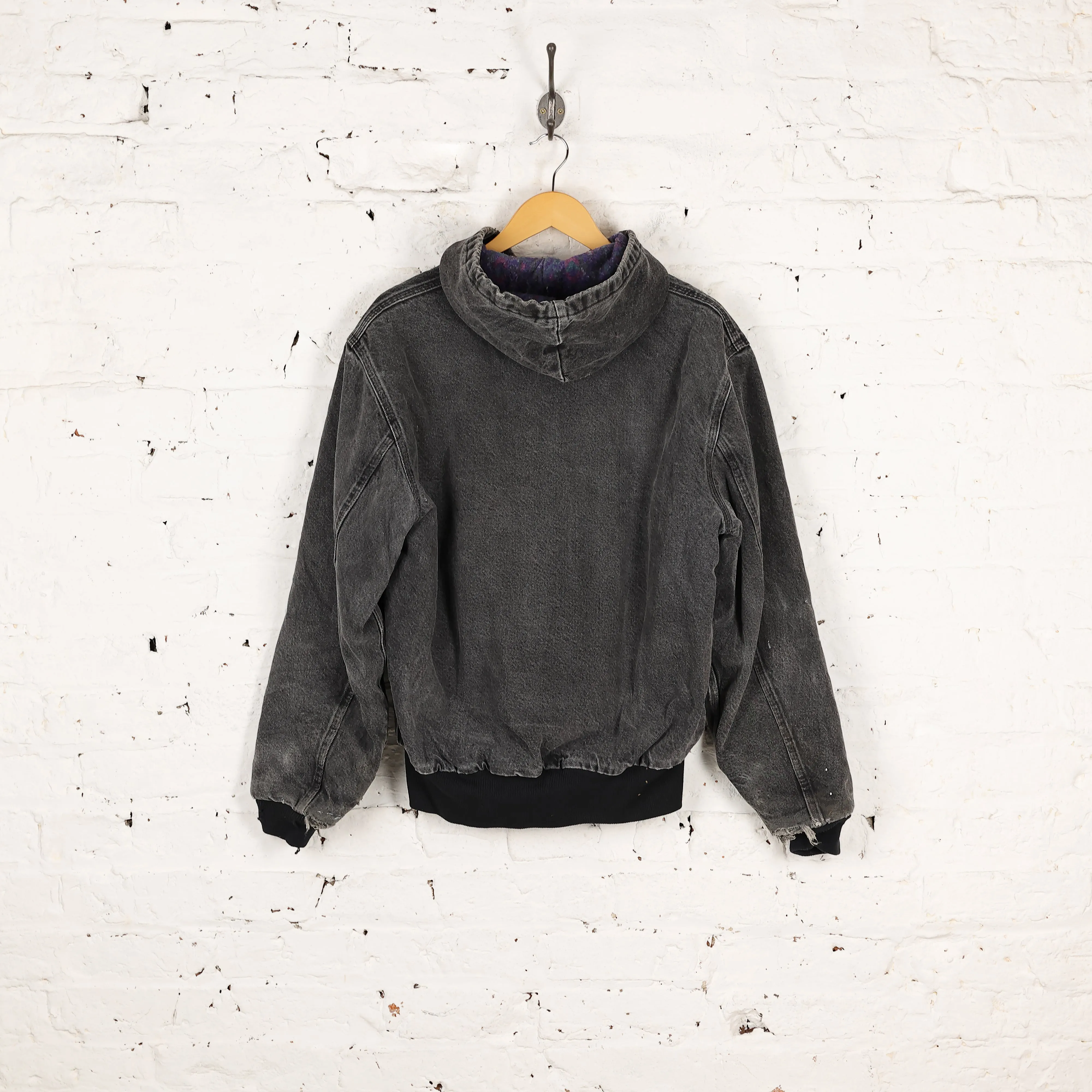 Carhartt Hooded Work Jacket - Grey - S