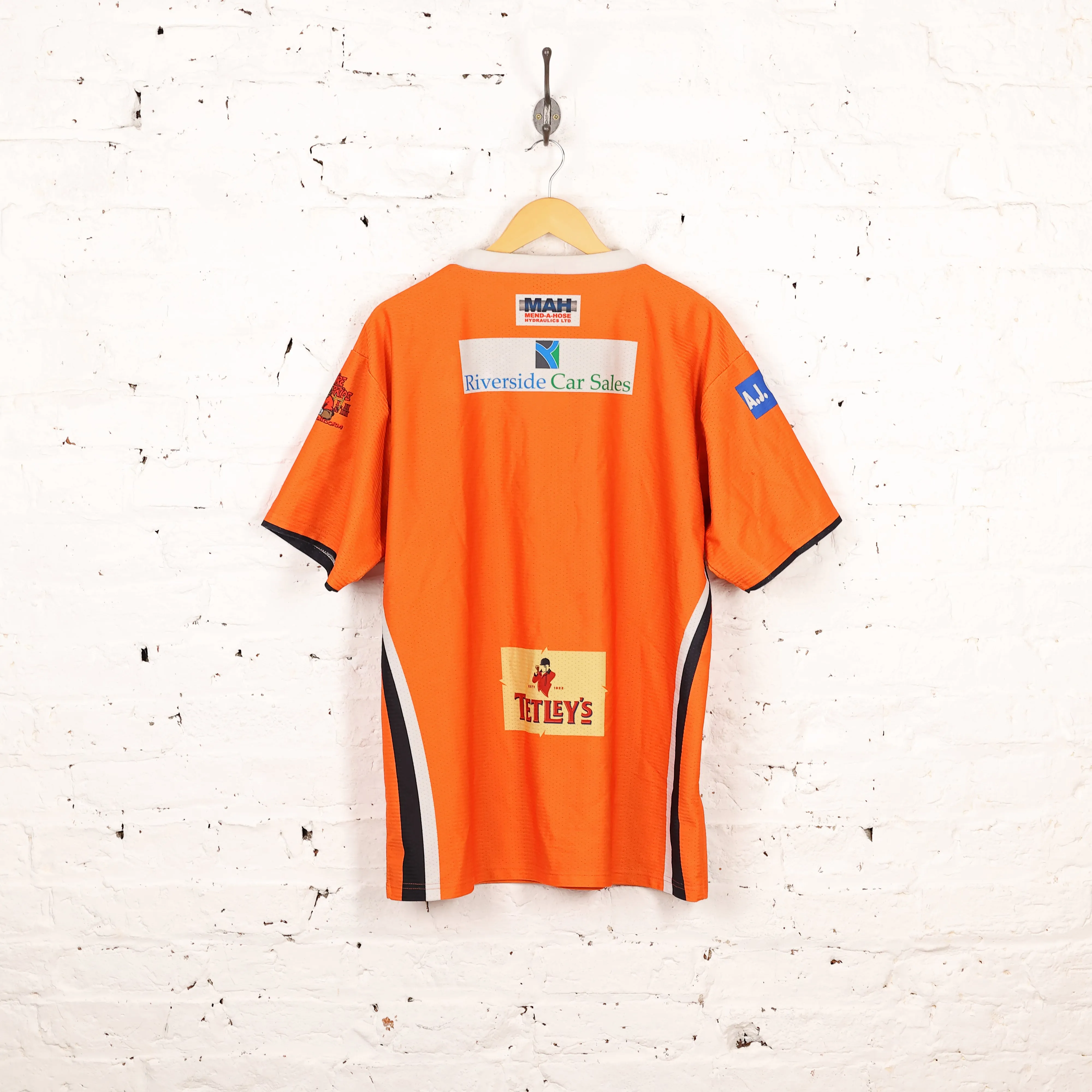 Castleford Tigers Home Rugby Shirt - Orange - XL
