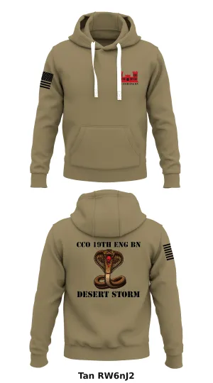 Cco 19th Eng Bn Store 1  Core Men's Hooded Performance Sweatshirt - RW6nJ2