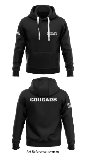 Charlie 1-17 FA Cougars Store 1 Core Men's Hooded Performance Sweatshirt - SyMyXu