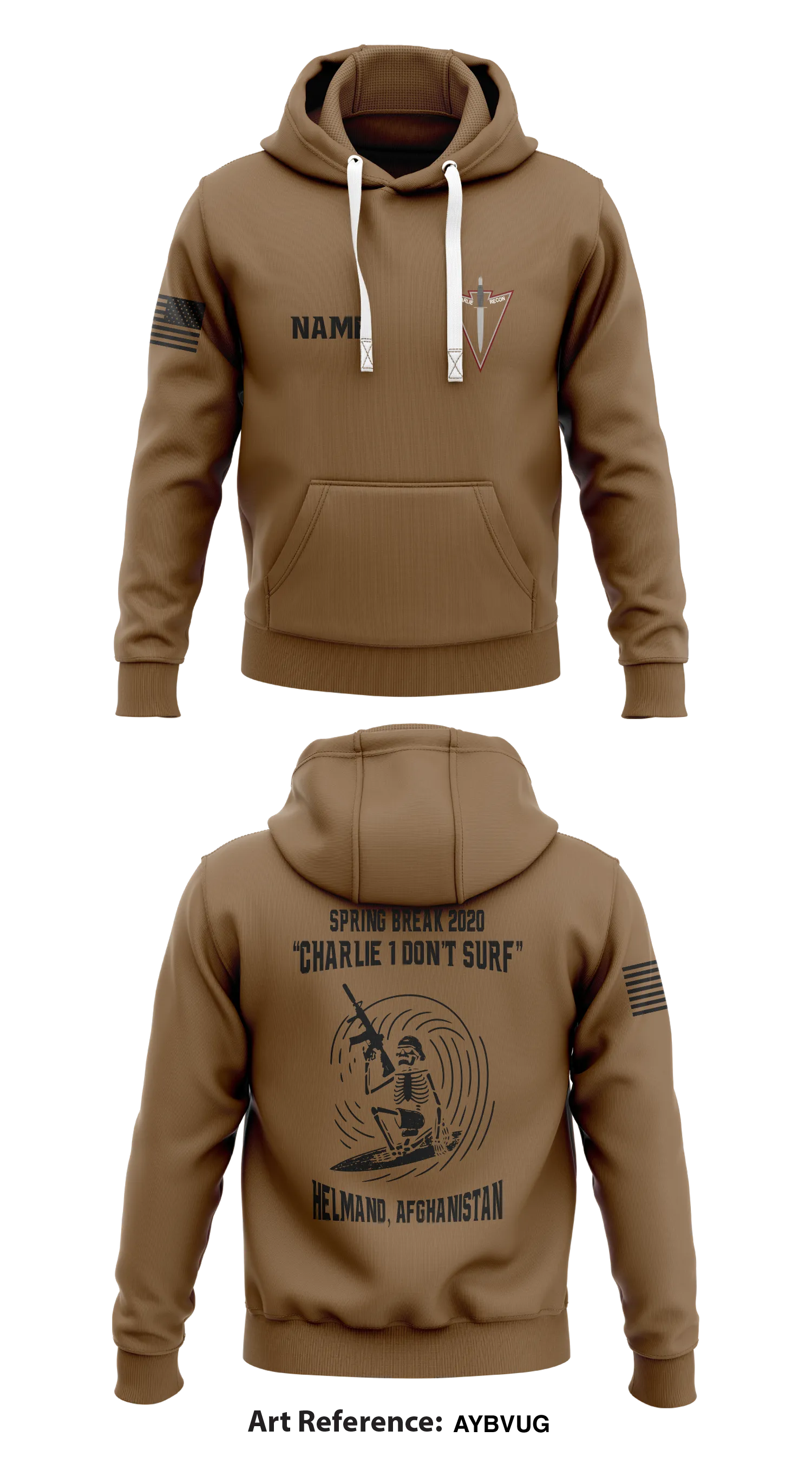Charlie Troop, 3-71 CAV  Store 1  Core Men's Hooded Performance Sweatshirt - AYBVug