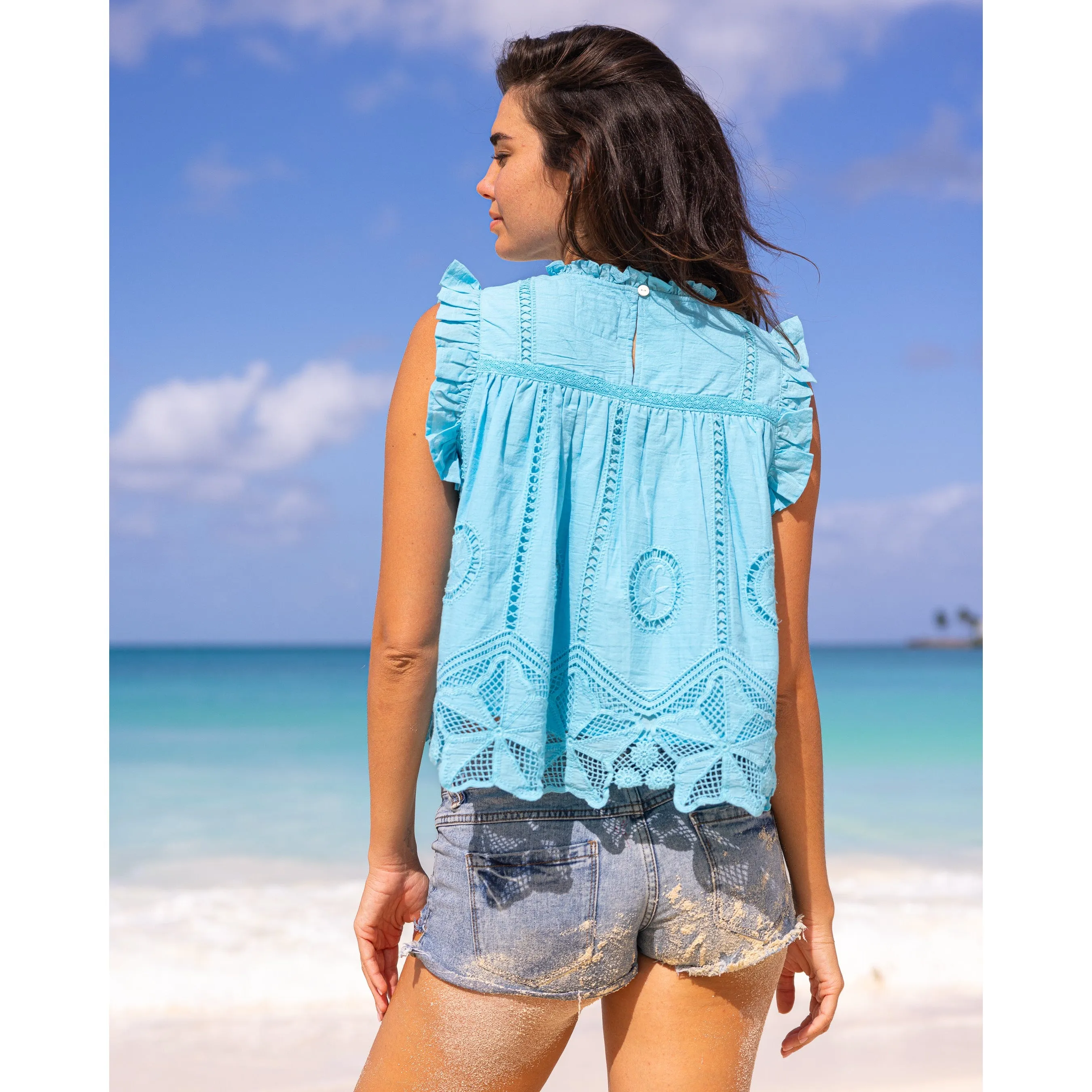 Chloe Top Eyelet