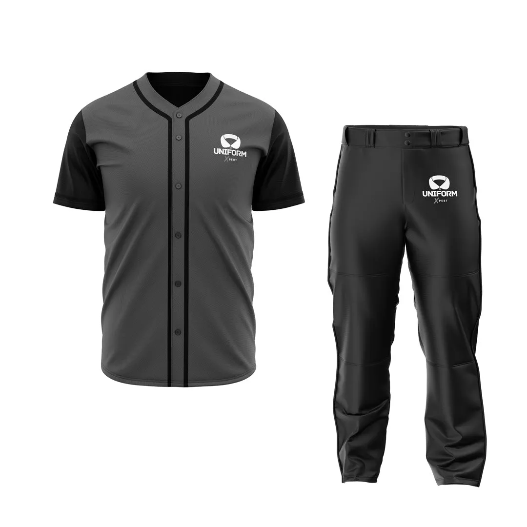 Classic Baseball Uniform Kit | Authentic Jerseys & Pants for Teams
