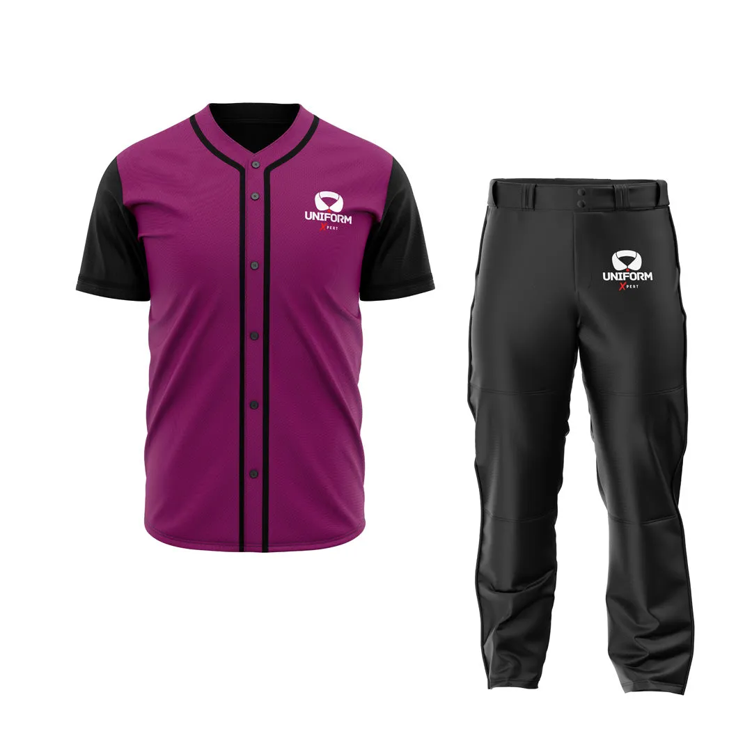 Classic Baseball Uniform Kit | Authentic Jerseys & Pants for Teams