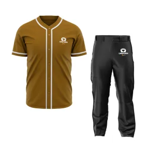 Classic Baseball Uniform Kit | Authentic Jerseys & Pants for Teams