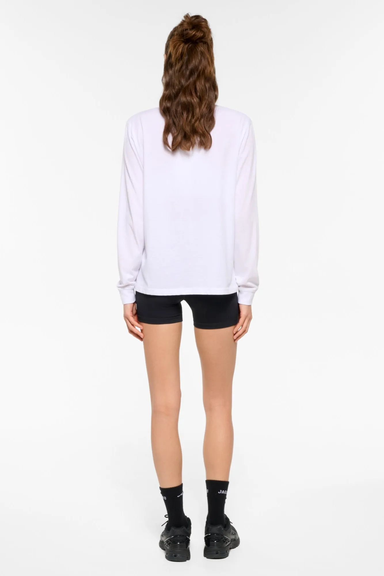 CLASSIC KEYLINE LONG SLEEVE TEE WHITE