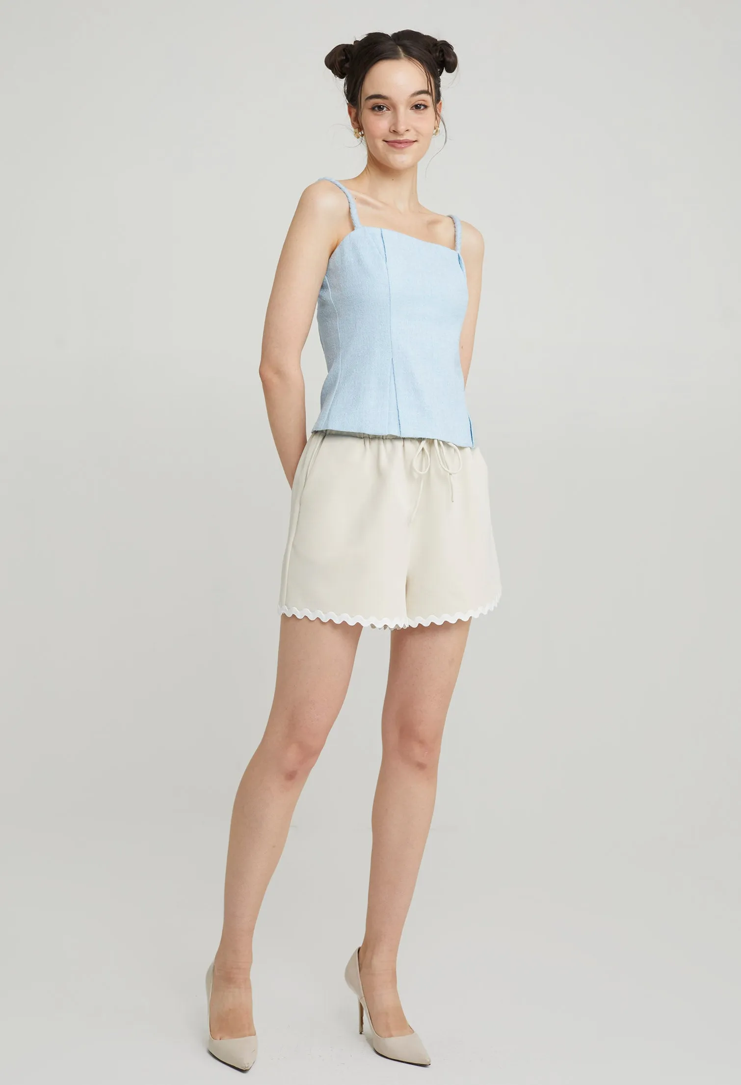 Clover Braided Strap Top