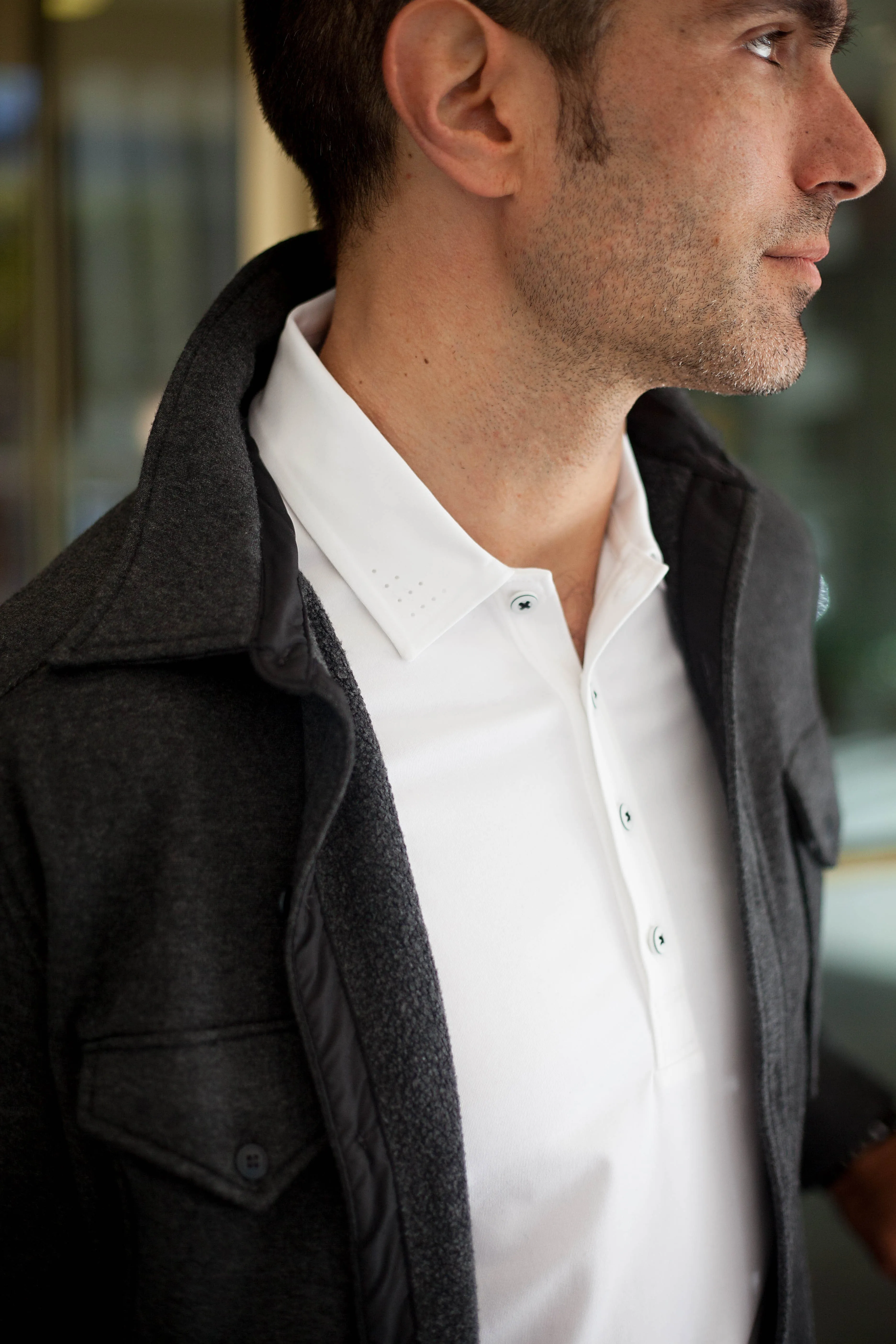 Coolest Polo Tech Shirt White