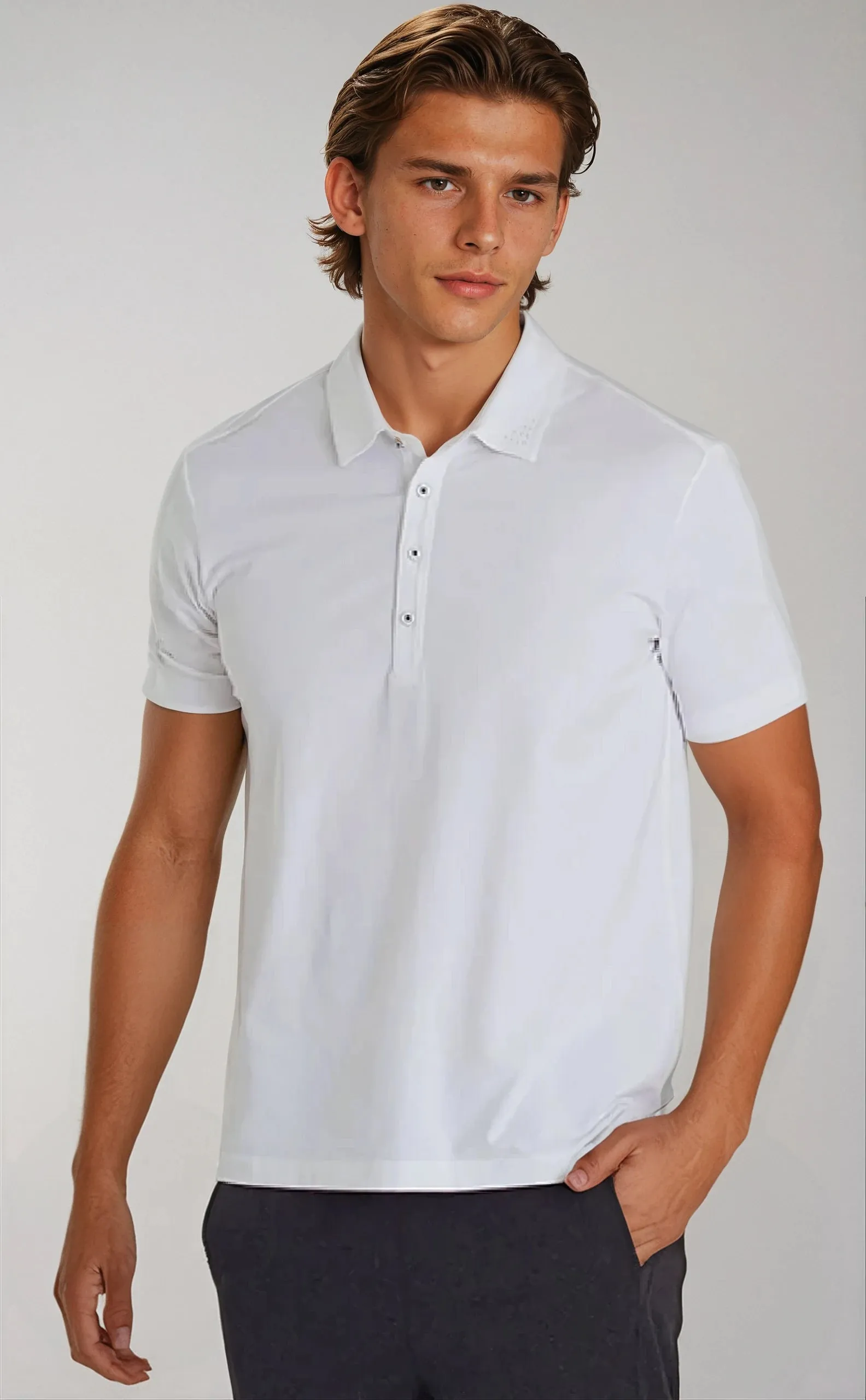 Coolest Polo Tech Shirt White