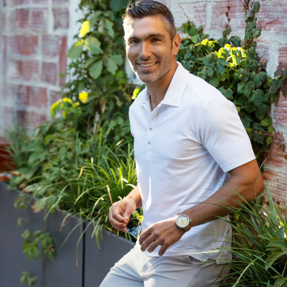 Coolest Polo Tech Shirt White