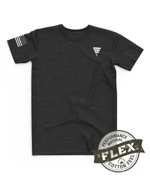 Core Men's SS Flex Performance Tee - Original - Black/White