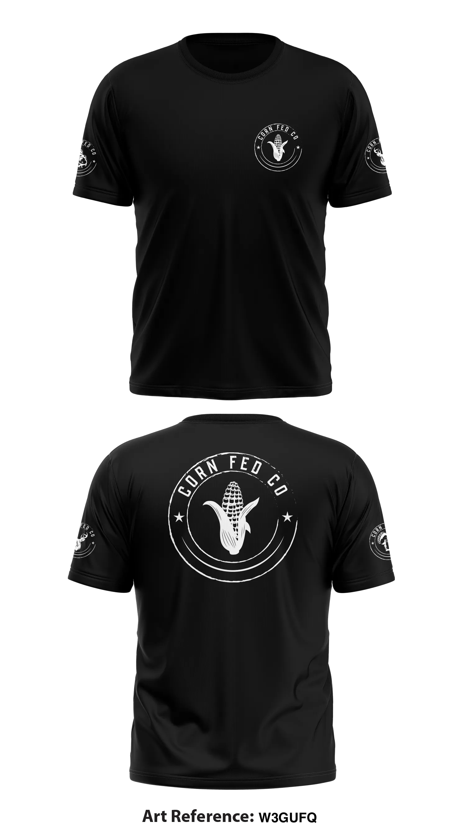 Corn Fed Co Store 1 Short-Sleeve Hybrid Performance Shirt Core Men's Hooded Performance Sweatshirt - w3gufq